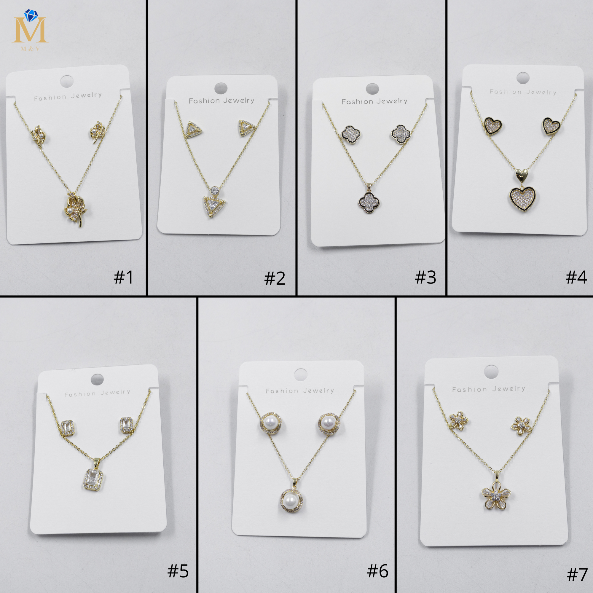 Conjuntos Dorados M3 Oro Laminado