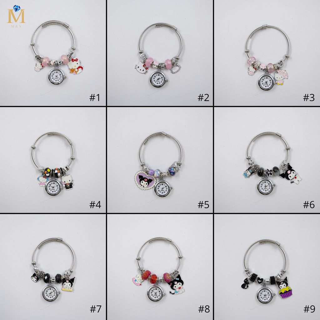 Pulsera tipo Pandora Plateadas M13 Oro Laminado