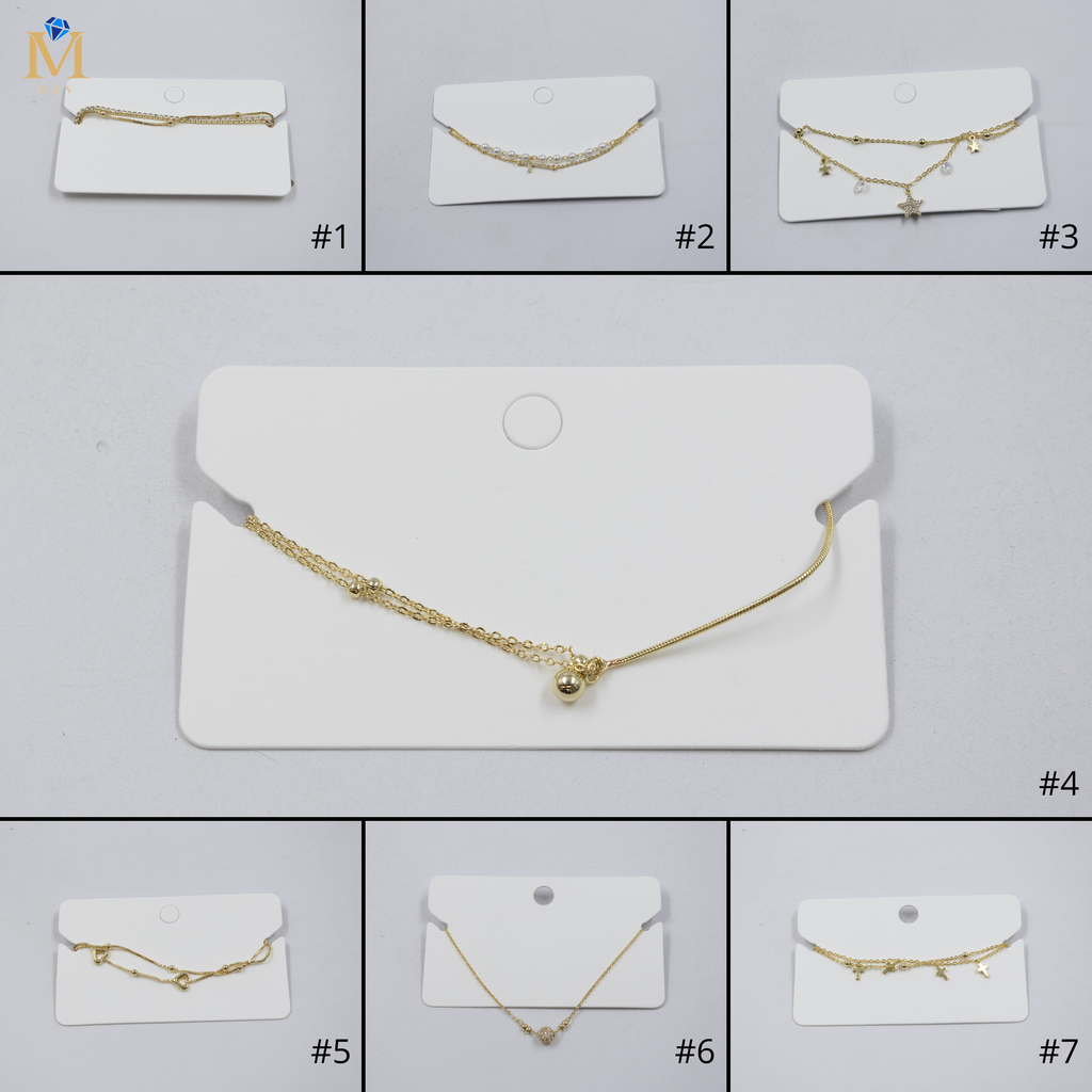 Pulsera Dorada Ansheli M1 Oro Laminado