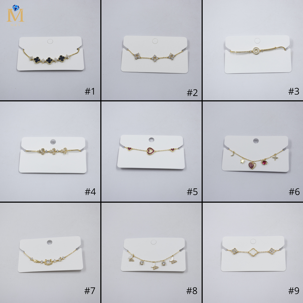 Pulsera Dorada Ansheli M27 Oro Laminado