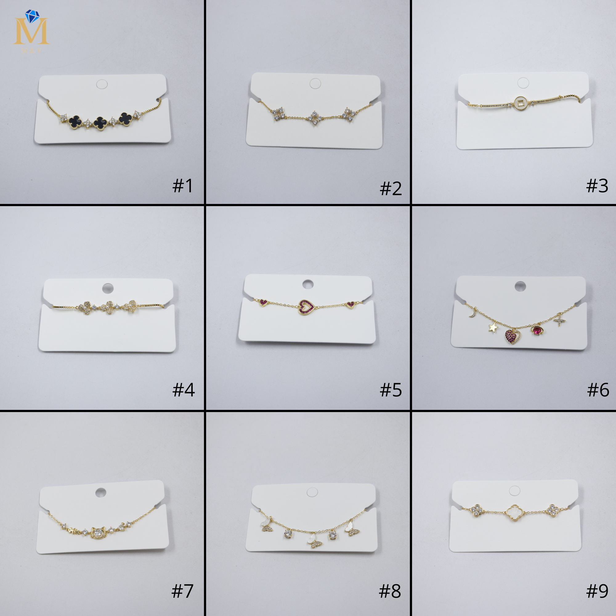 Pulsera Dorada Ansheli M27 Oro Laminado