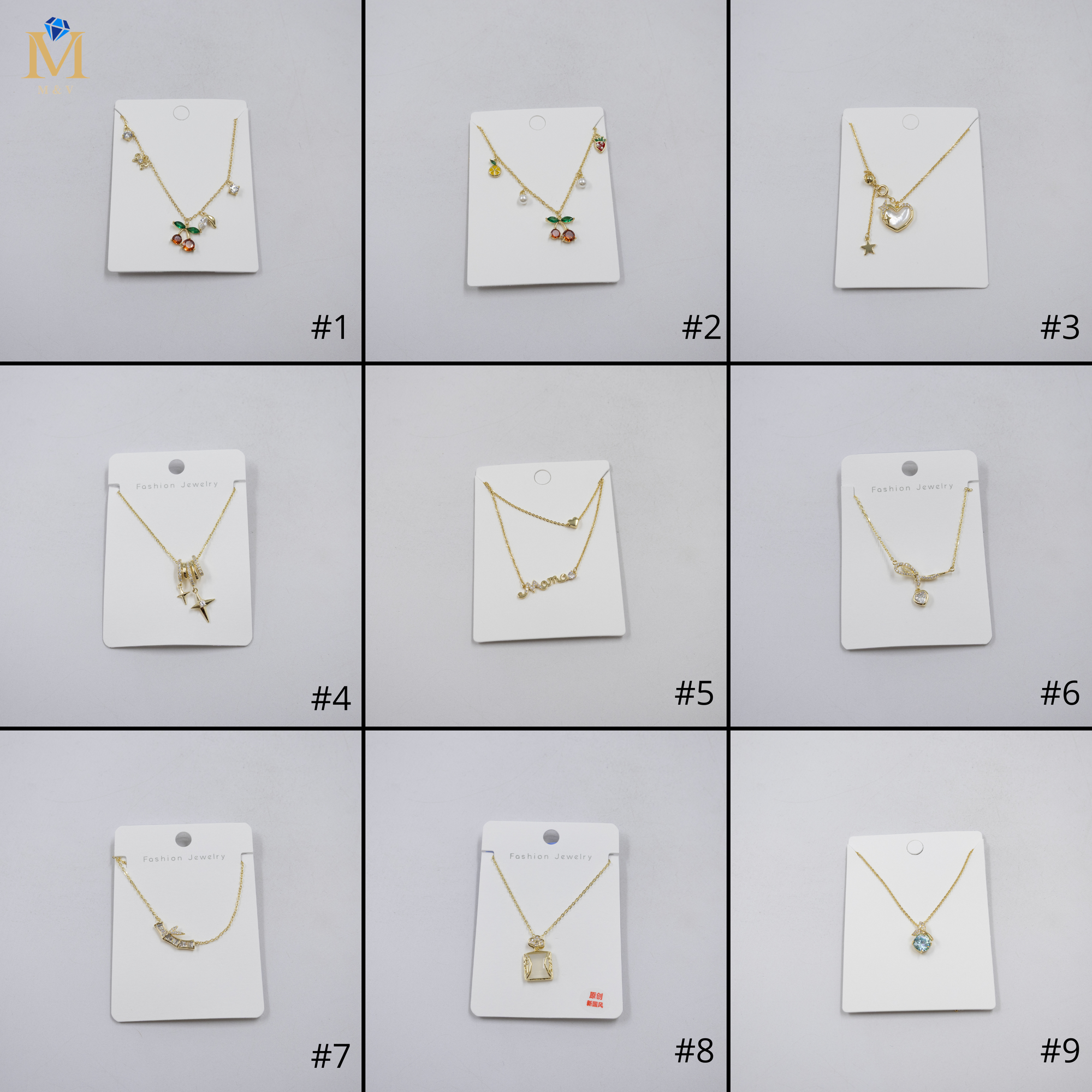 Collar Dorado Ansheli M48 Oro Laminado