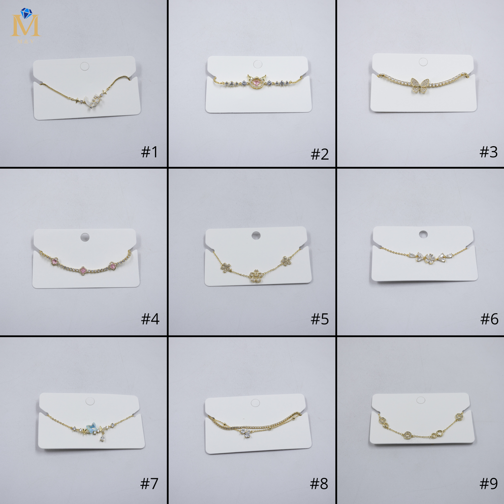 Pulsera Dorada Ansheli M17 Oro Laminado