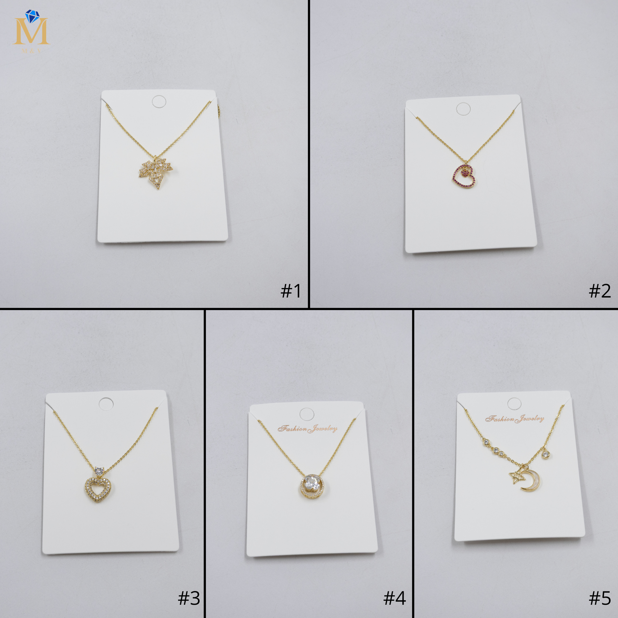 Collar Dorado Ansheli M40 Oro Laminado