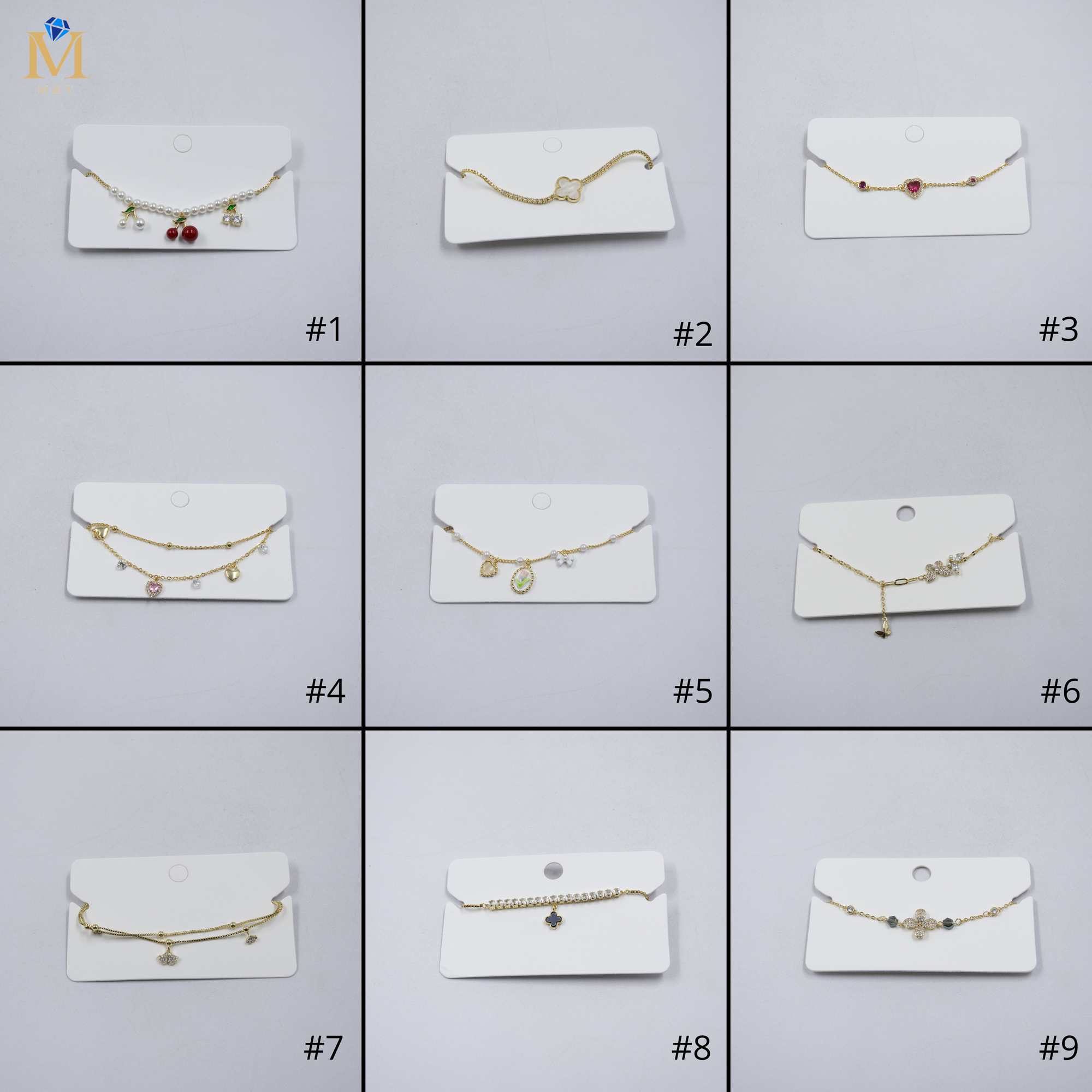Pulsera Dorada Ansheli M19 Oro Laminado