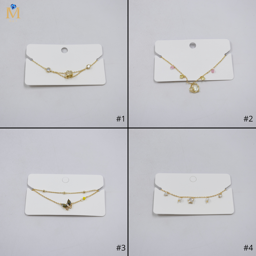 Pulsera Dorada Ansheli M13 Oro Laminado