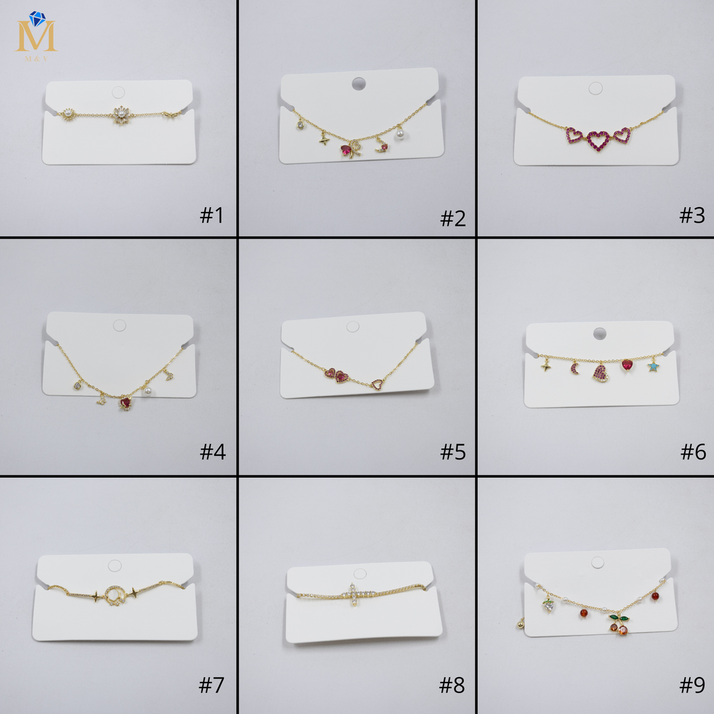 Pulsera Dorada Ansheli M29 Oro Laminado