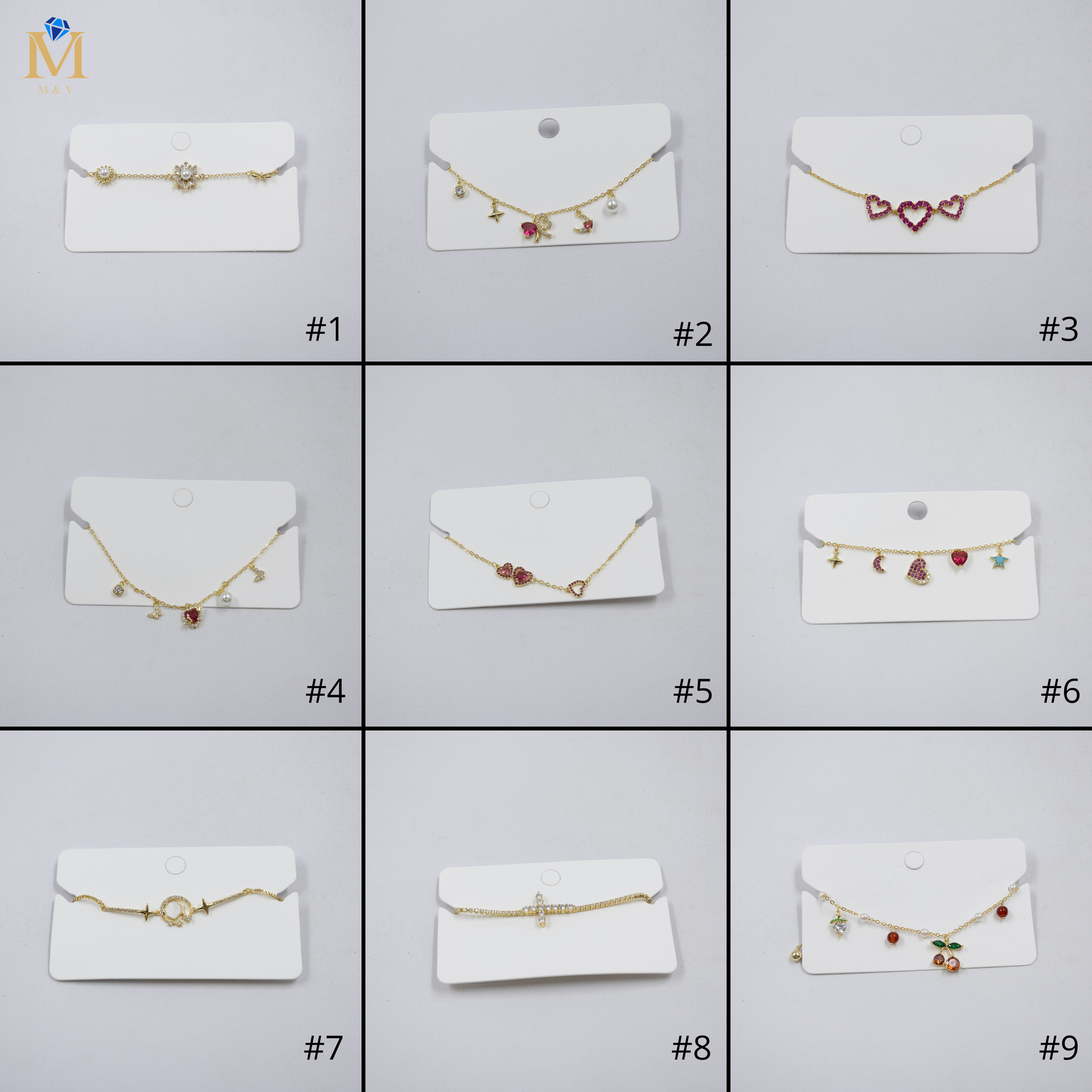 Pulsera Dorada Ansheli M29 Oro Laminado