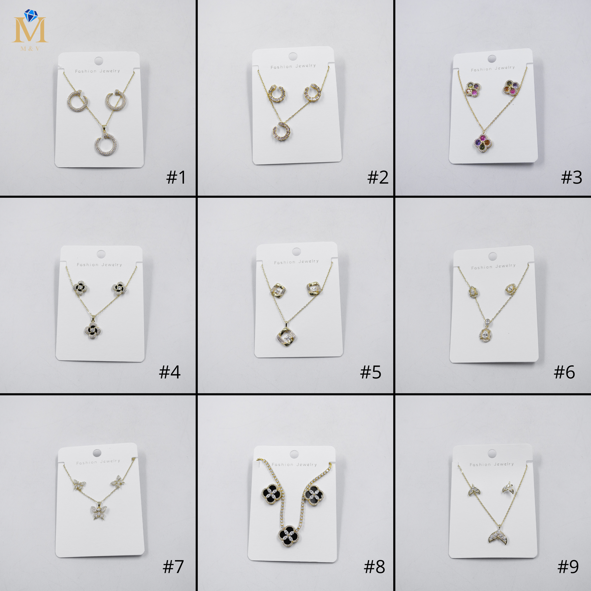 Conjuntos Dorados M1 Oro Laminado