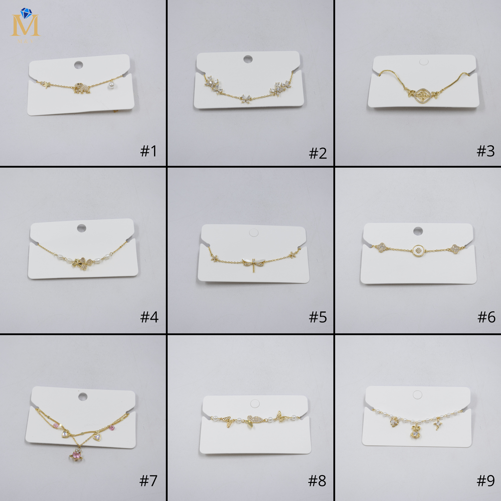 Pulsera Dorada Ansheli M25 Oro Laminado