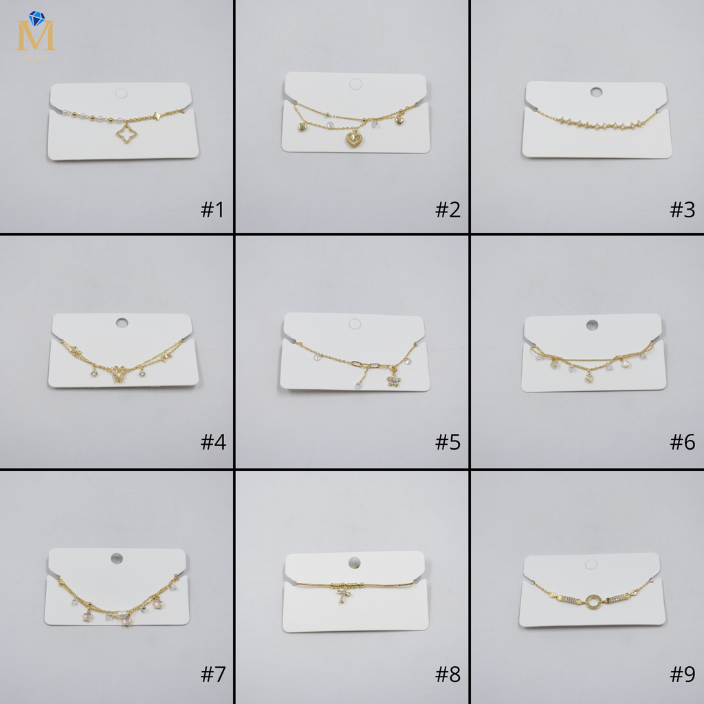 Pulsera Dorada Ansheli M7 Oro Laminado