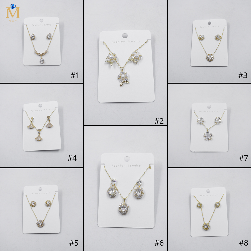 Conjuntos Dorados M15 Oro Laminado