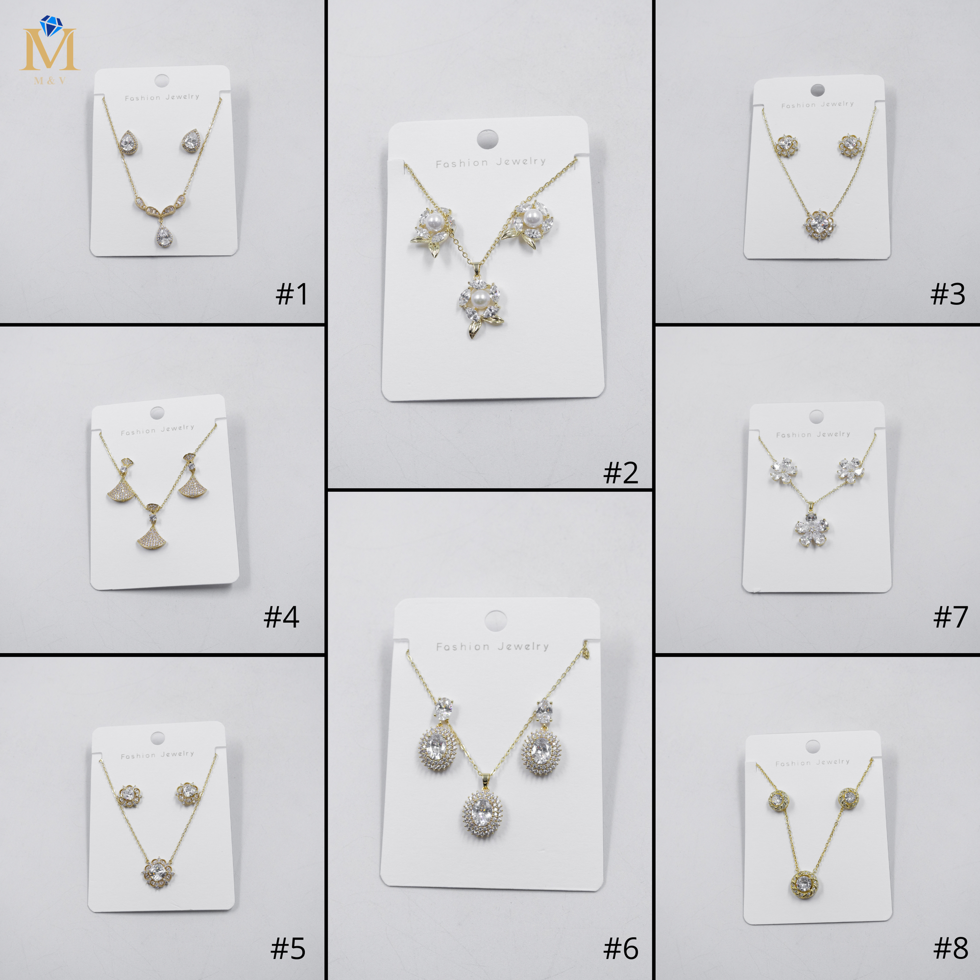 Conjuntos Dorados M15 Oro Laminado