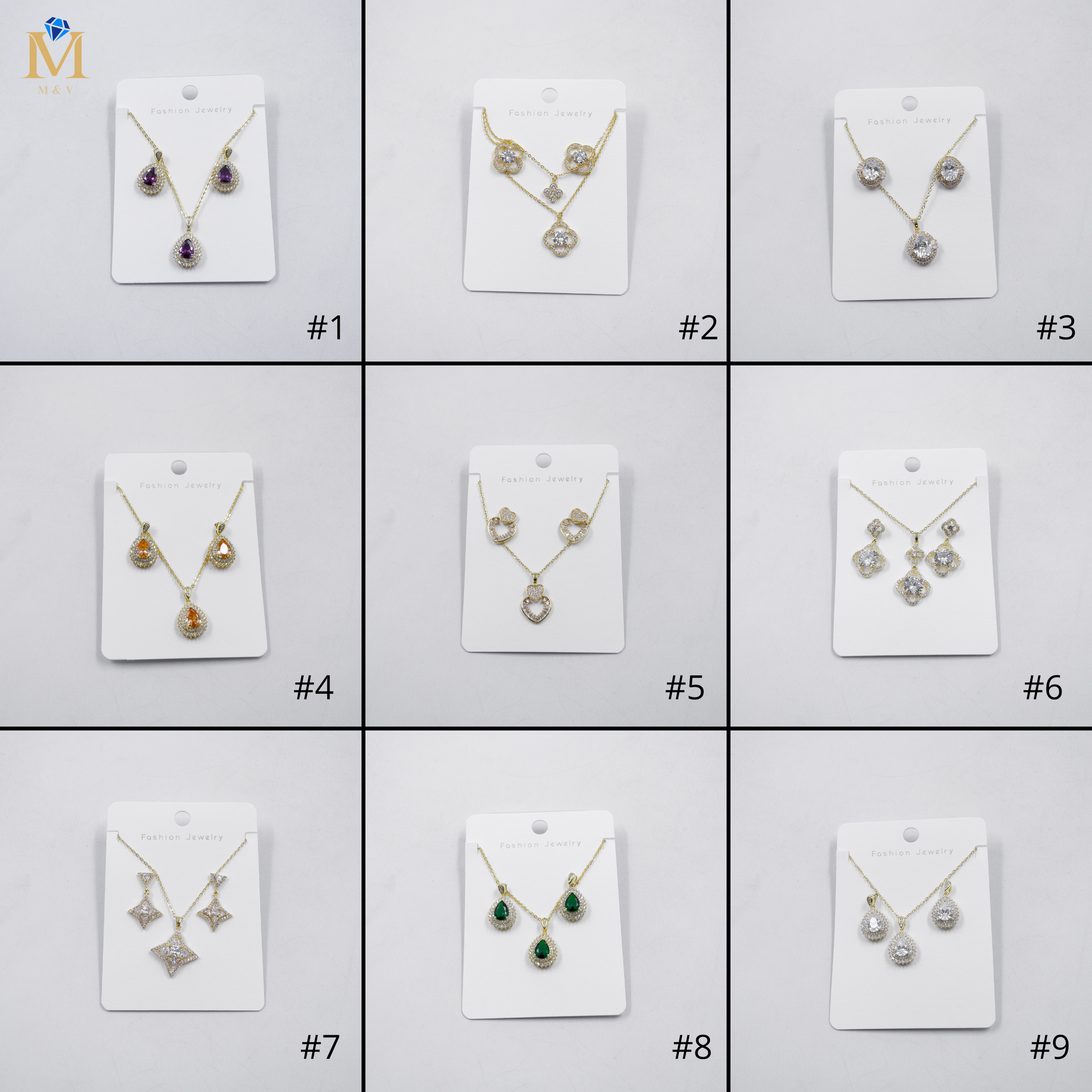 Conjuntos Dorados M17 Oro Laminado