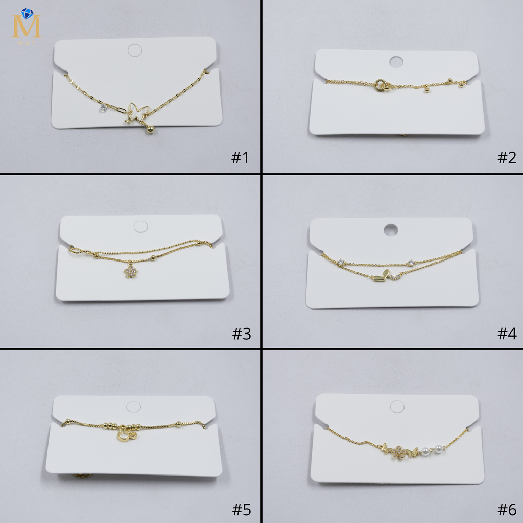 Pulsera Dorada Ansheli M6 Oro Laminado