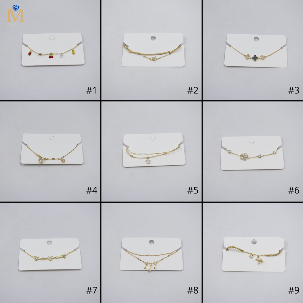 Pulsera Dorada Ansheli M11 Oro Laminado