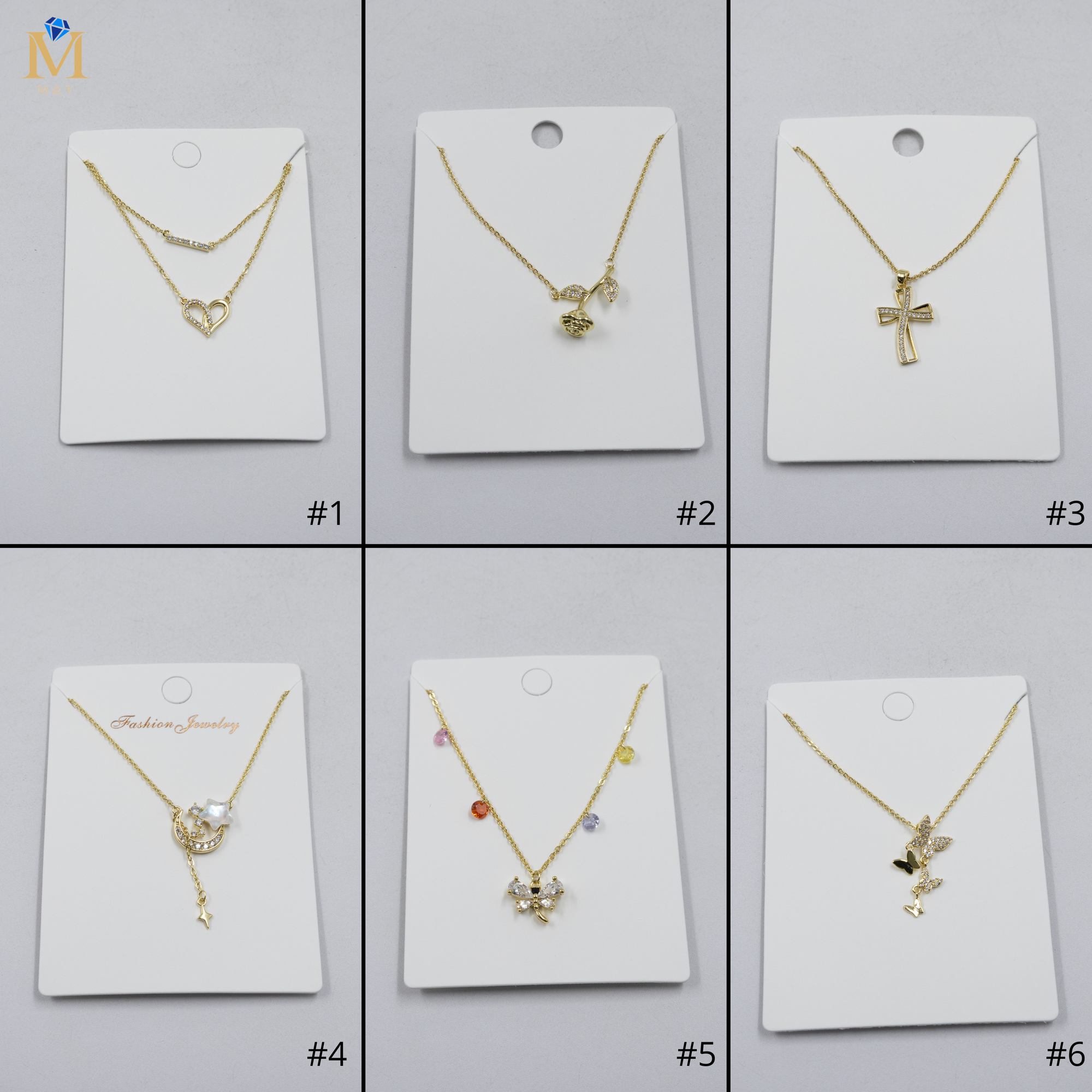 Collar Dorado Ansheli M15 Oro Laminado