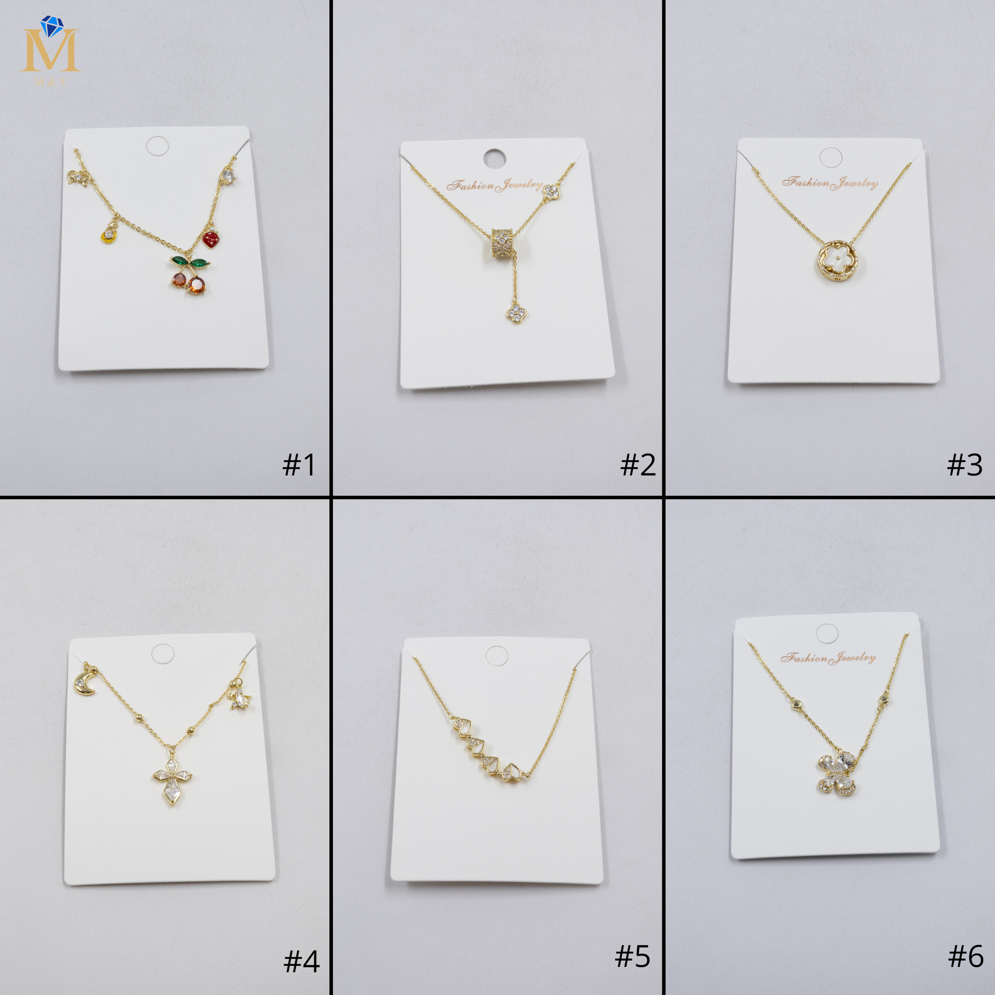 Collar Dorado Ansheli M52 Oro Laminado