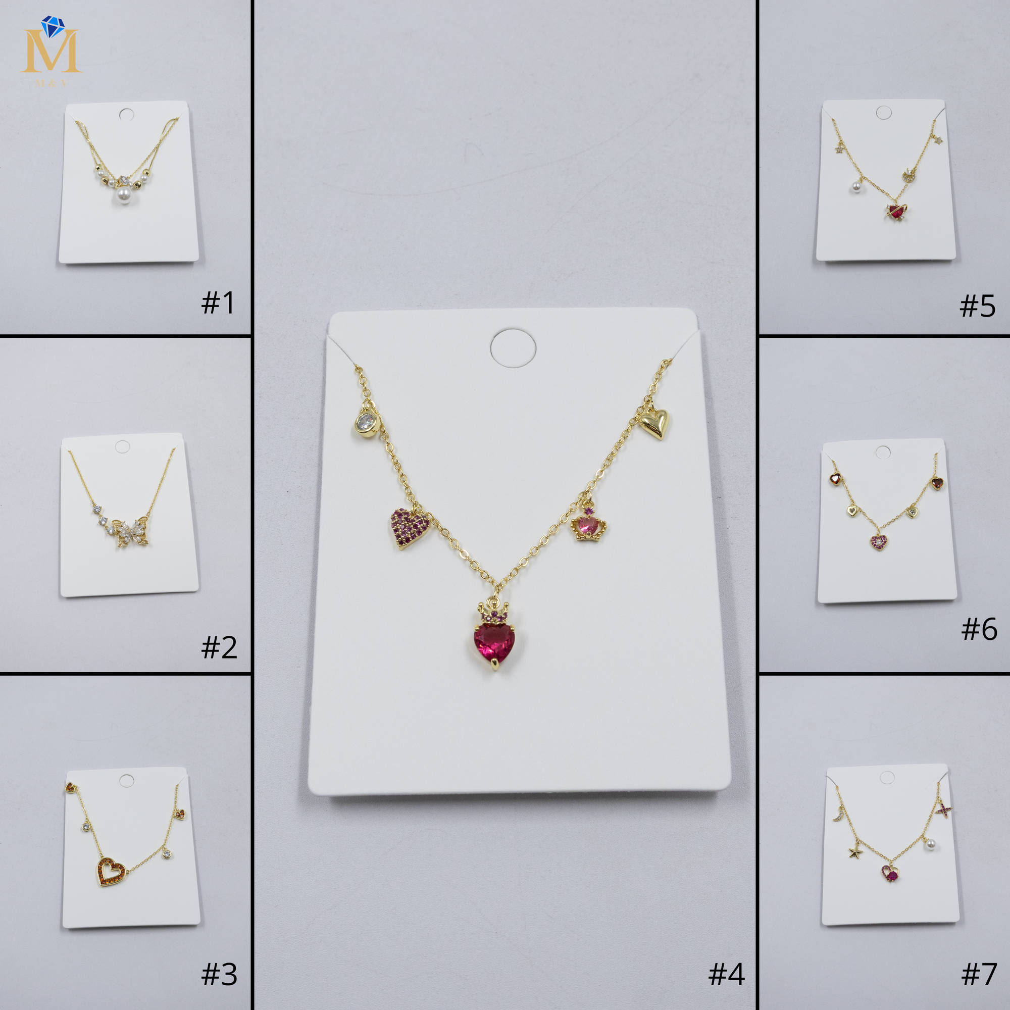 Collar Dorado Ansheli M57 Oro Laminado
