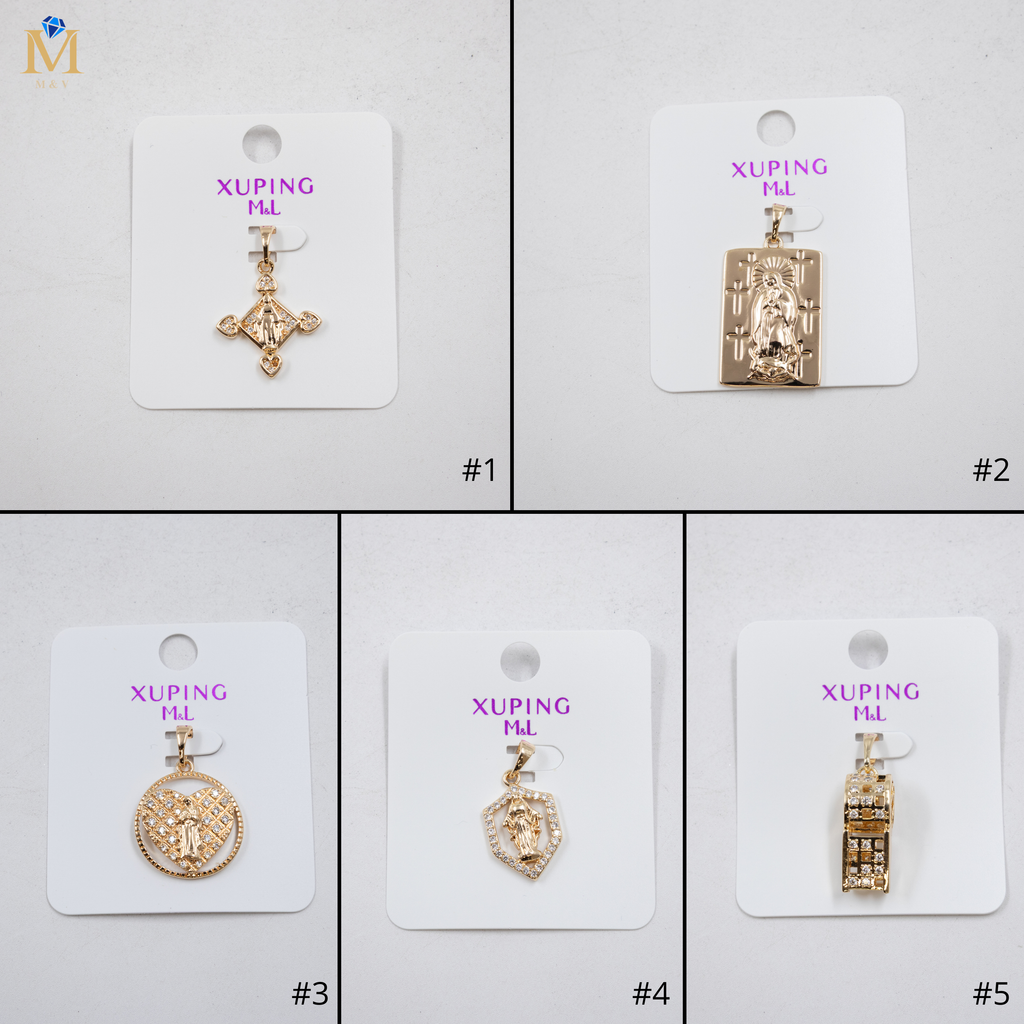 Dijes Dorados Xuping M2 Oro Laminado