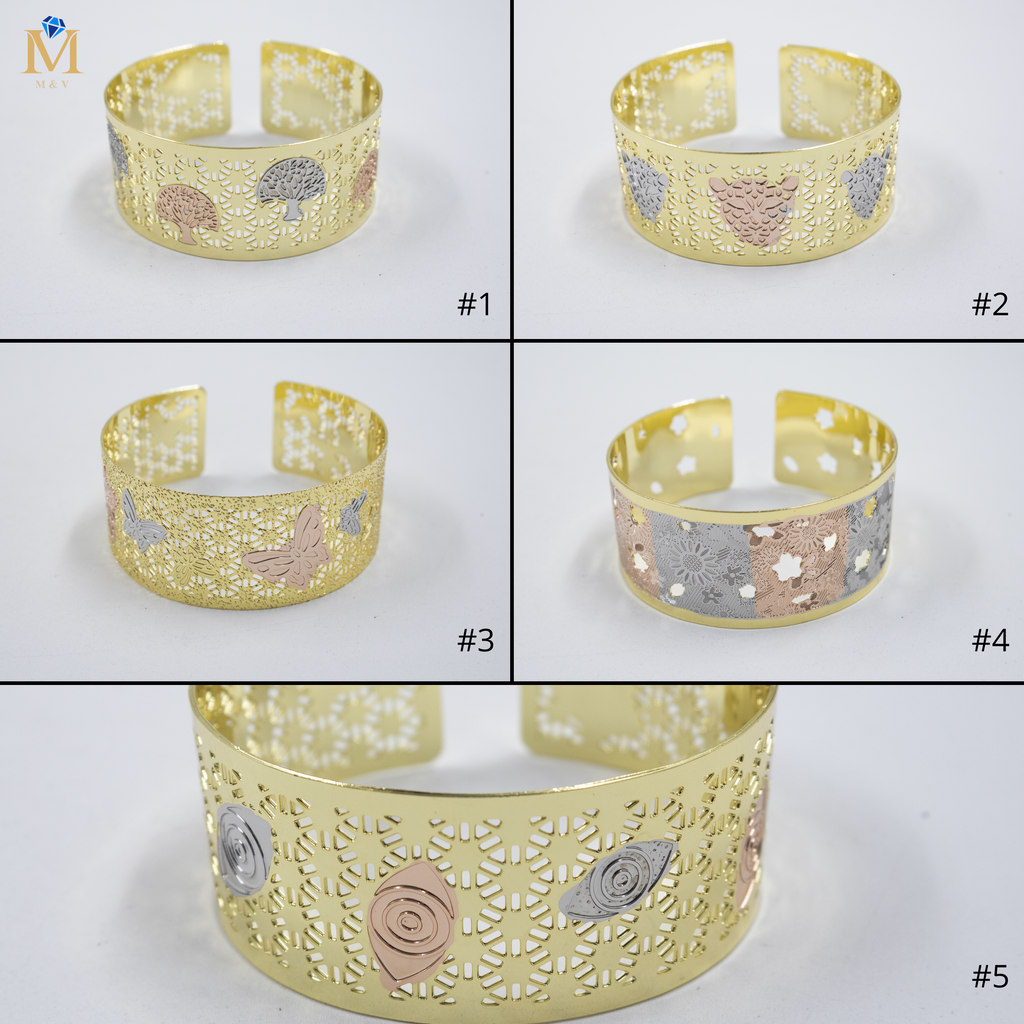 Brazalete Dorado M1 Oro Laminado