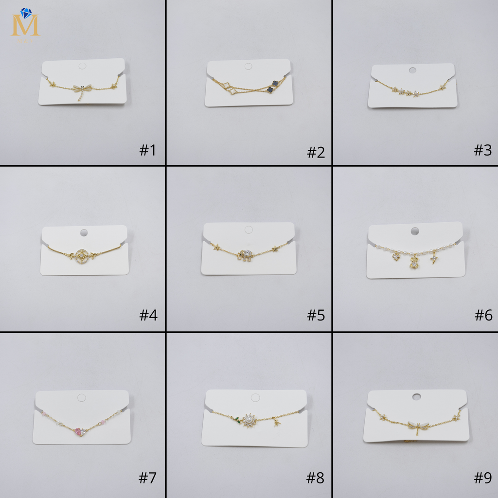 Pulsera Dorada Ansheli M23 Oro Laminado