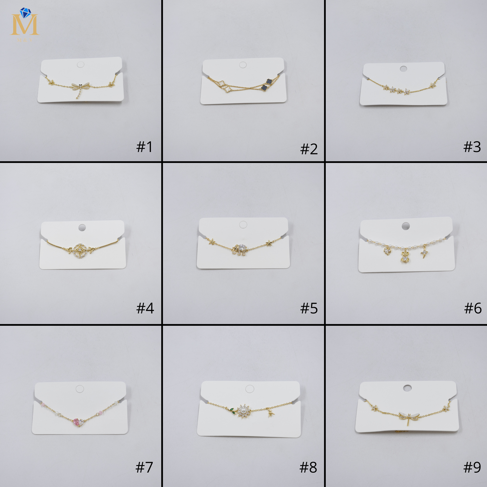 Pulsera Dorada Ansheli M23 Oro Laminado