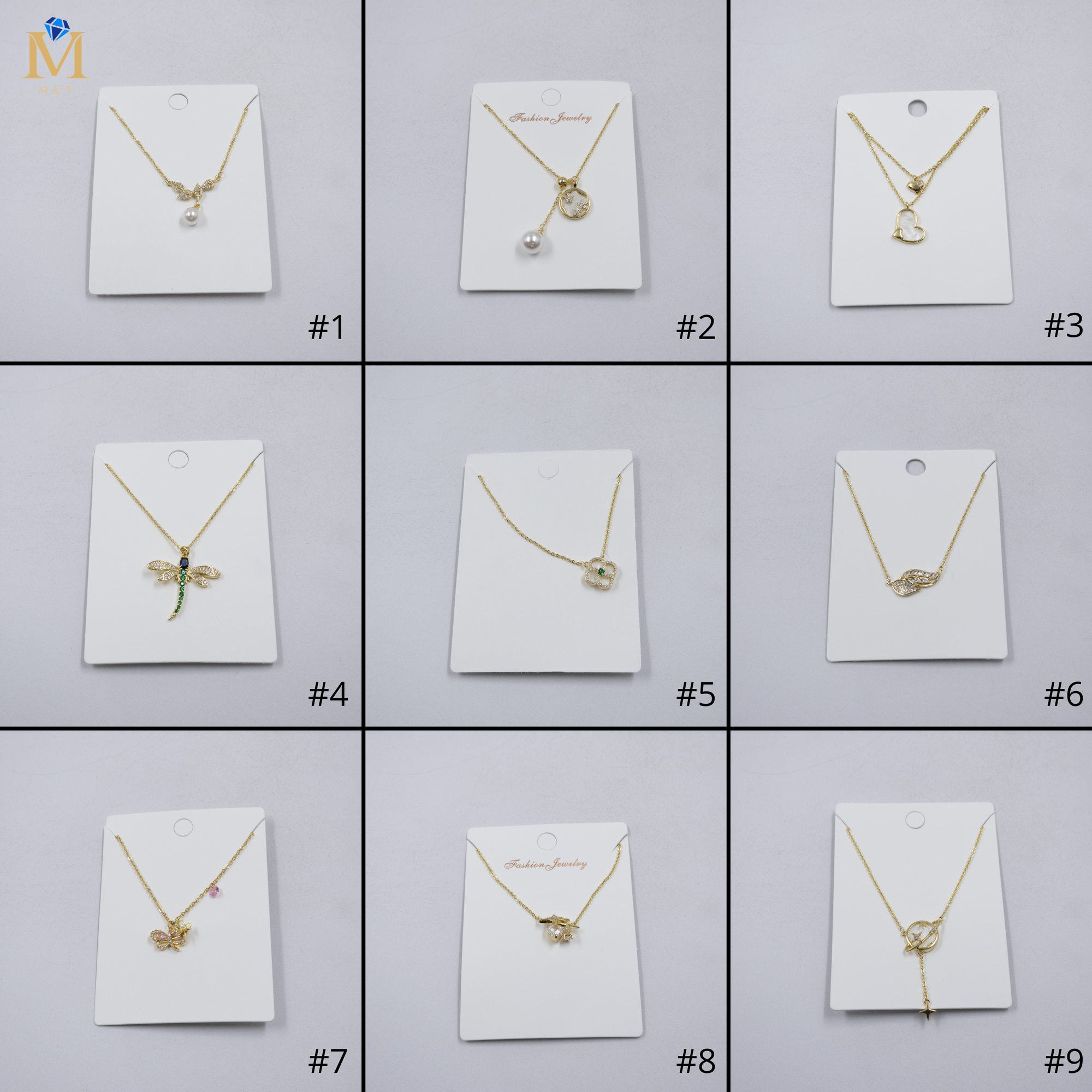 Collar Dorado Ansheli M1 Oro Laminado