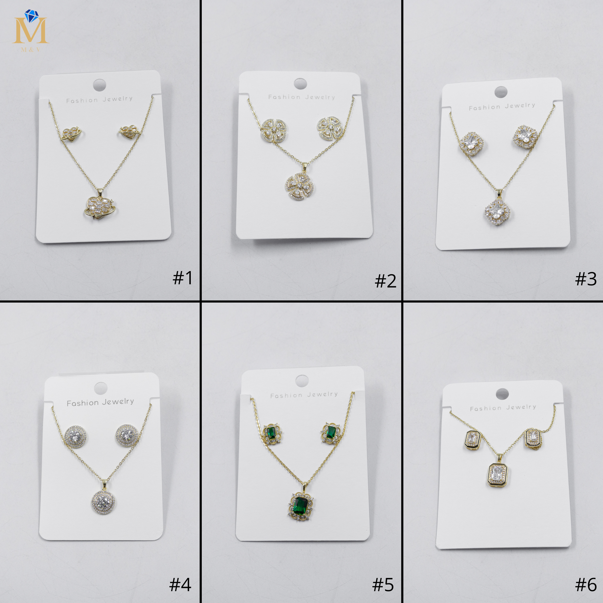 Conjuntos Dorados M12 Oro Laminado