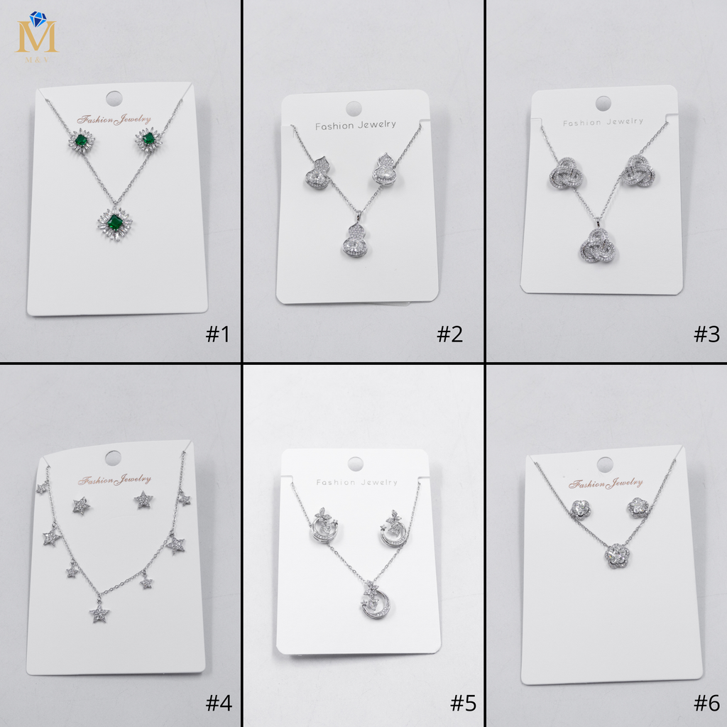 Conjuntos Plateados M6 Oro Laminado