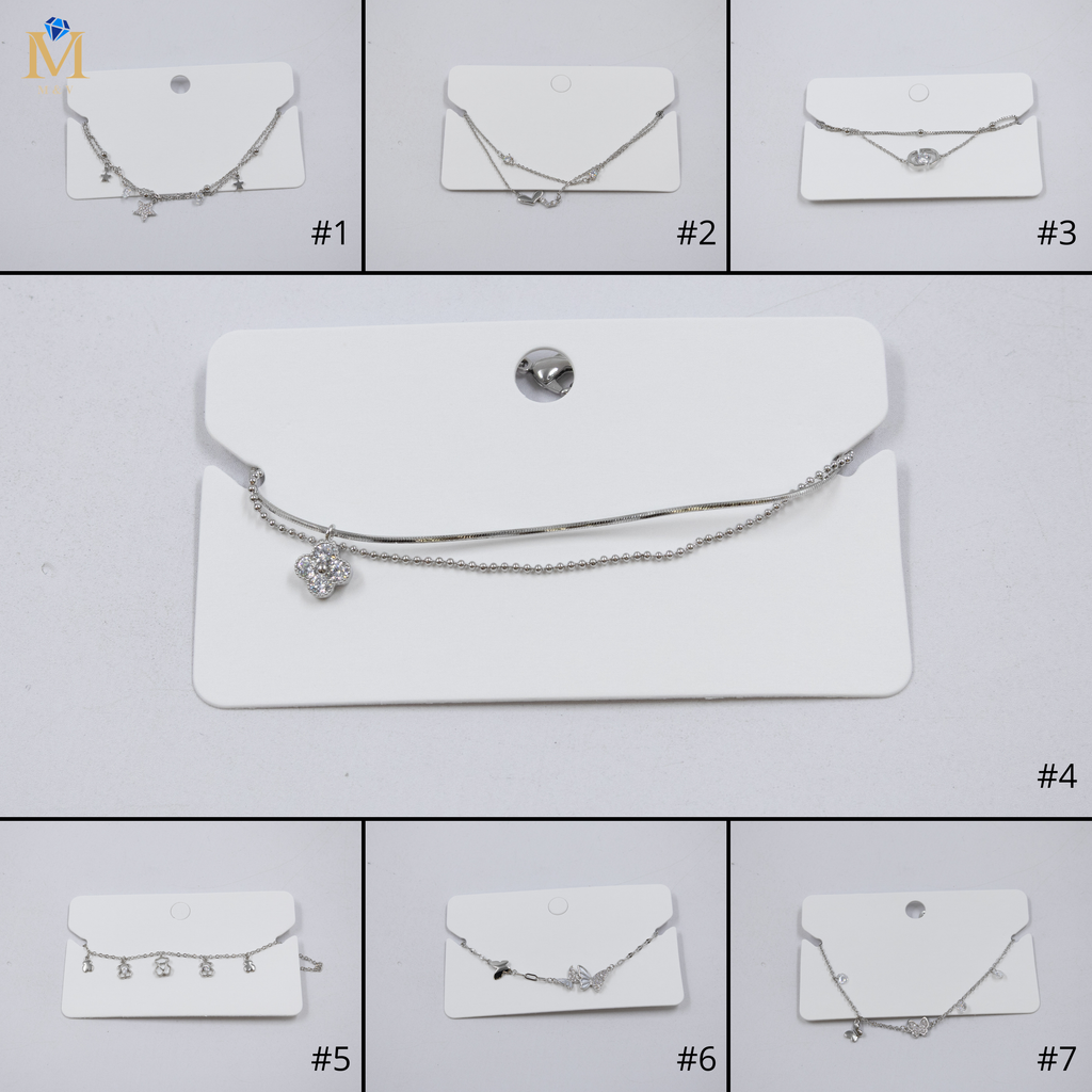Pulsera Plateada Ansheli 35 Oro Laminado