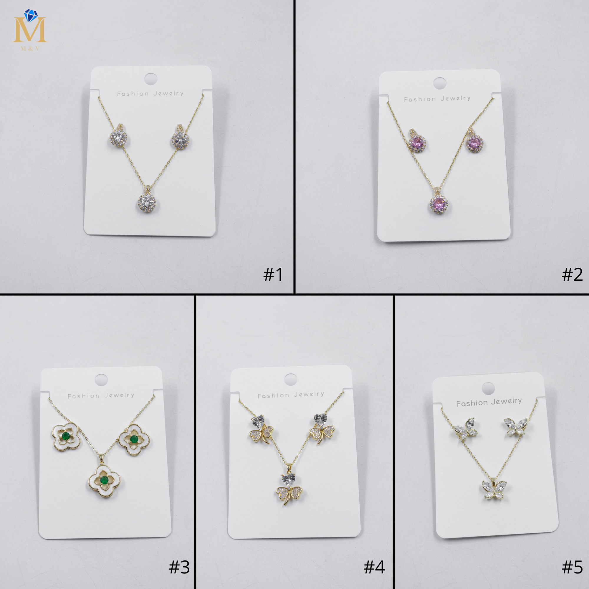Conjuntos Dorados M10 Oro Laminado