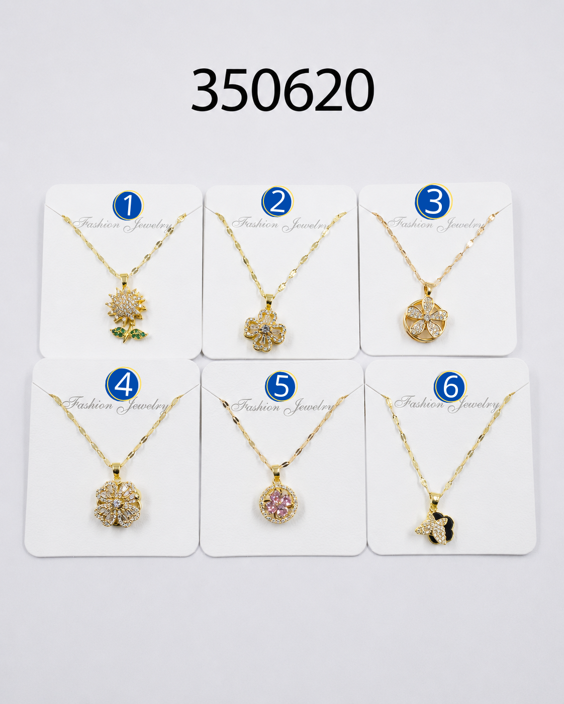 Collares Dorados con Dije Giratorio M4 Oro Laminado