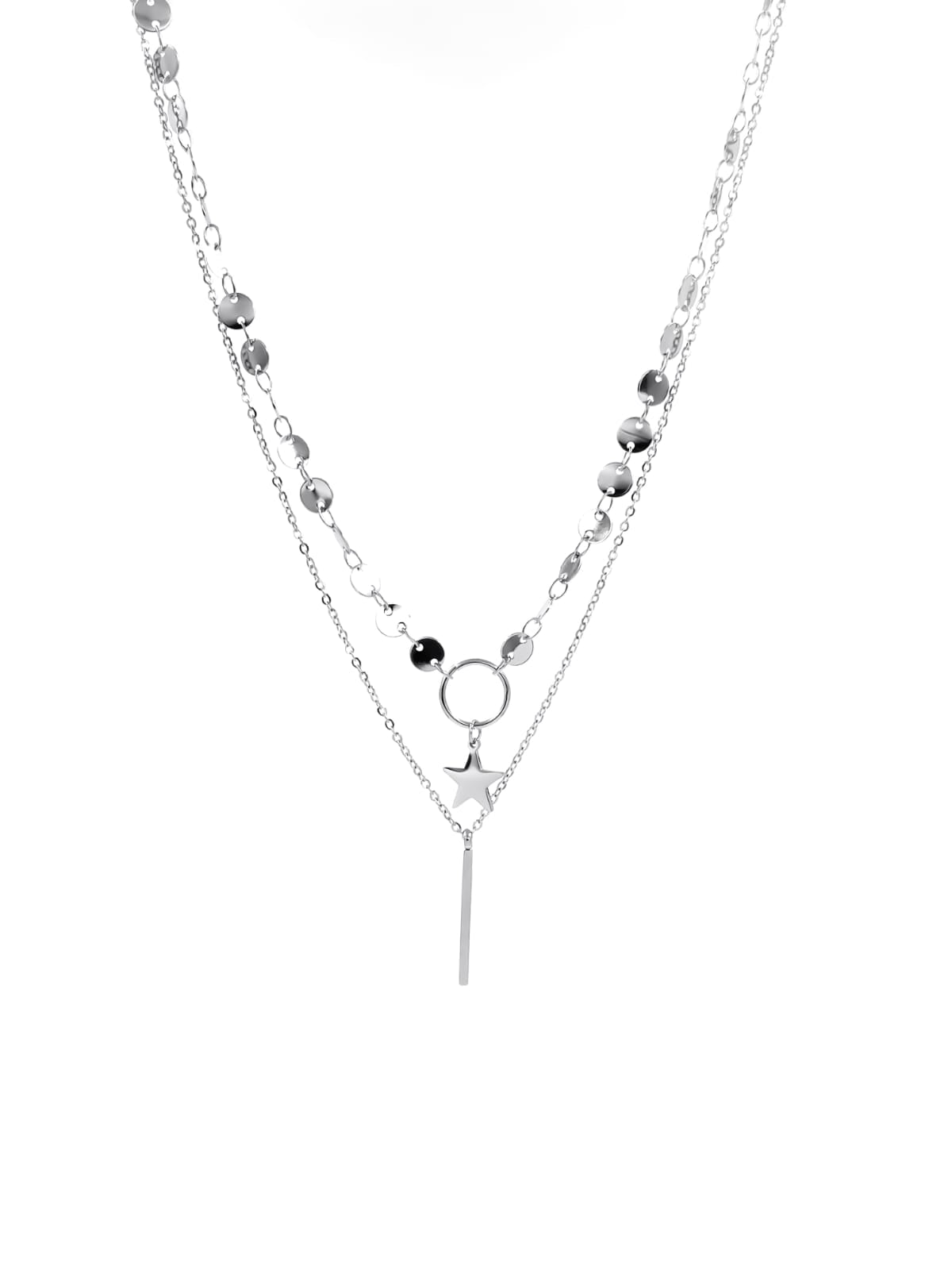 COLLAR XUPING M34 - PLATINADO