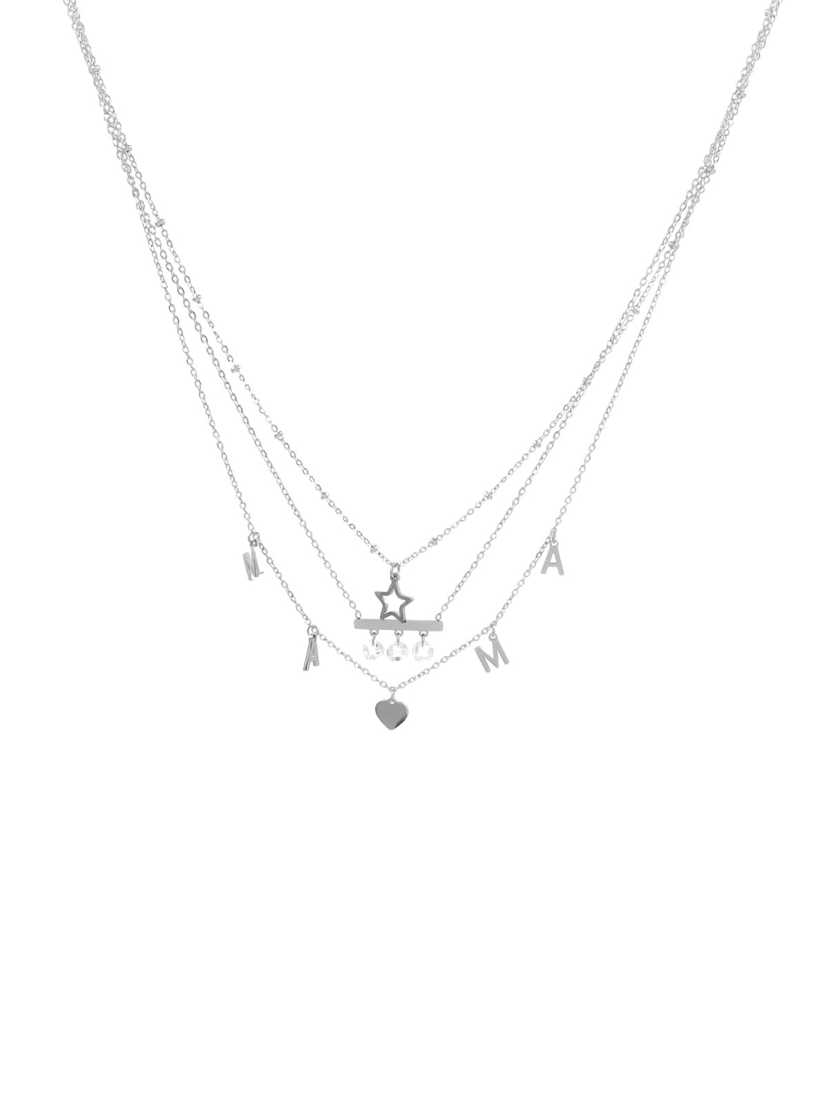 COLLAR XUPING M80 - PLATINADO