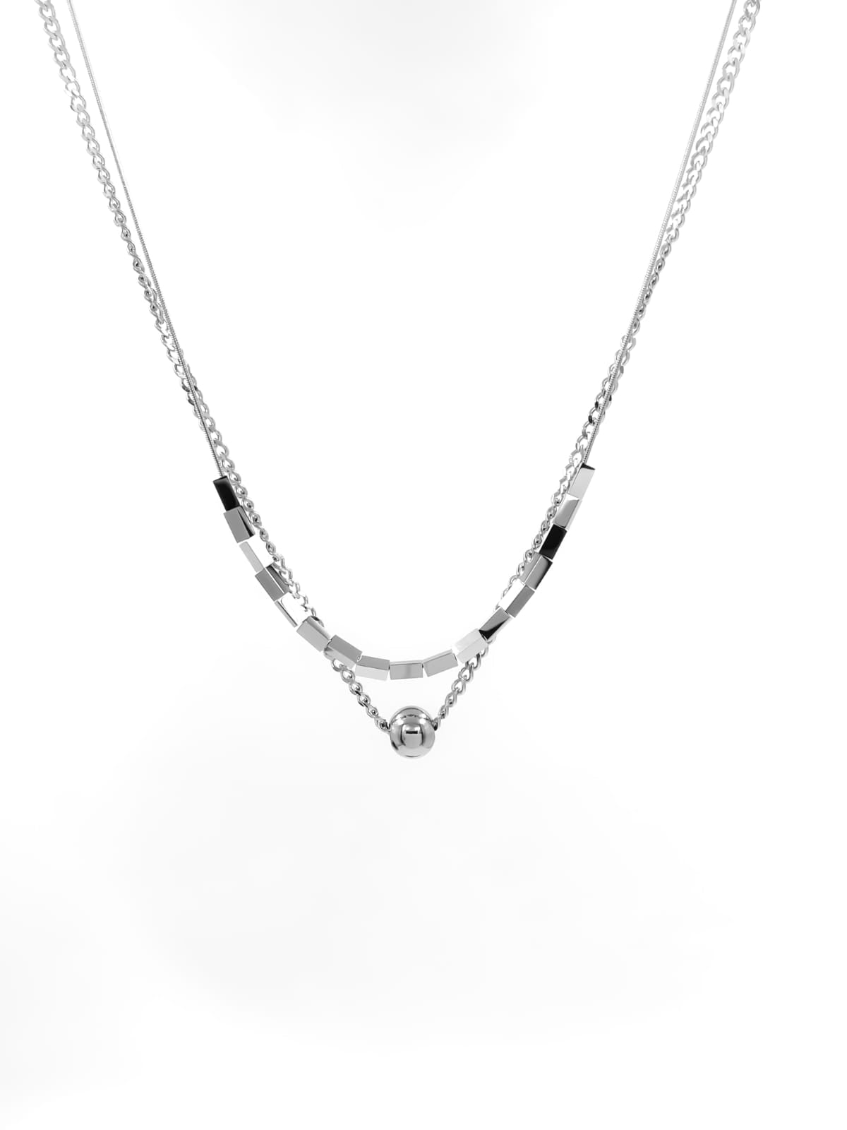 COLLAR XUPING M121 - PLATINADO