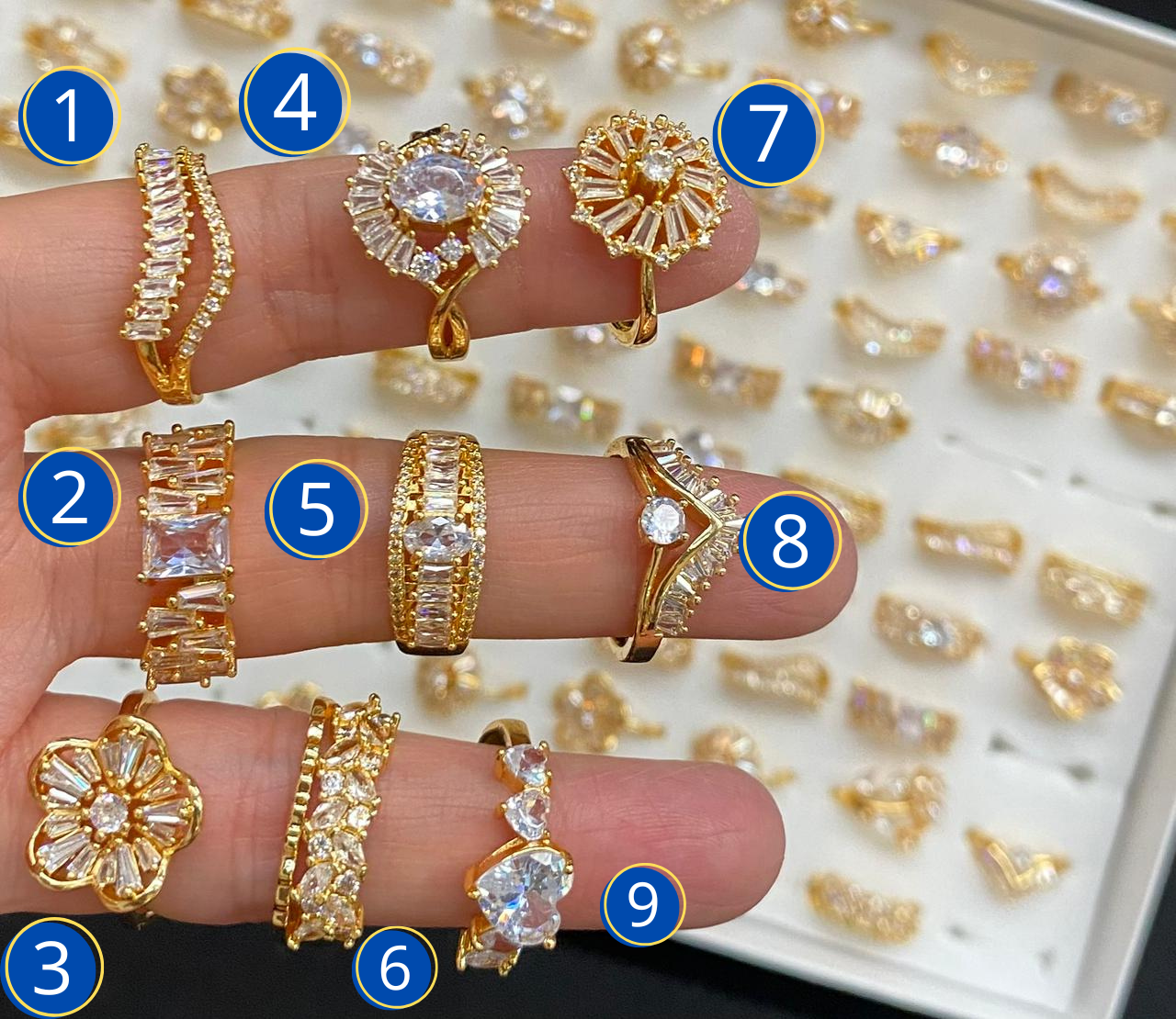 Anillos M1 ORO LAMINADO