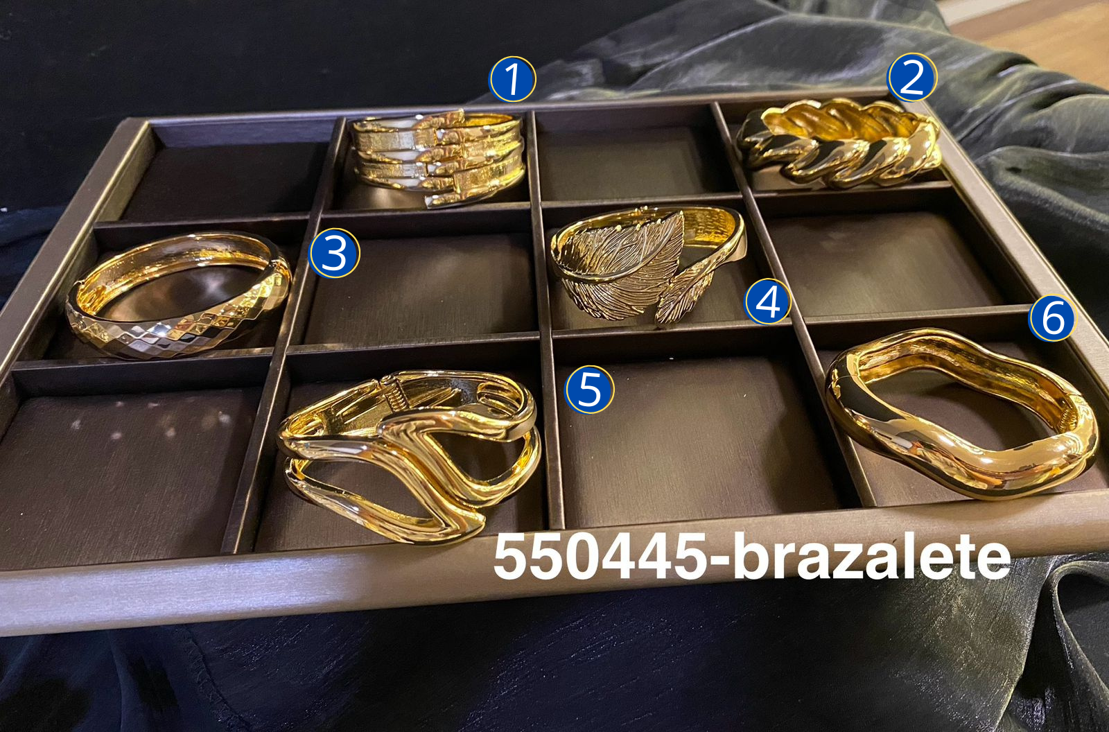 Brazaletes Dorados M1 Oro Laminado
