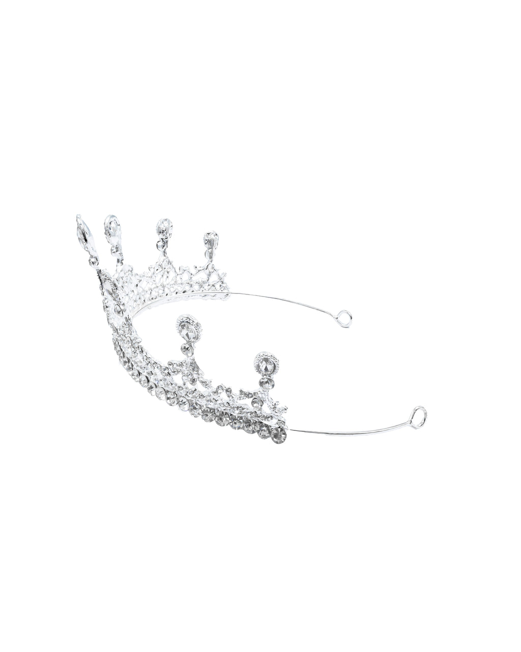 Corona Plateada de Diadema con piedras  - M55 Oro Laminad