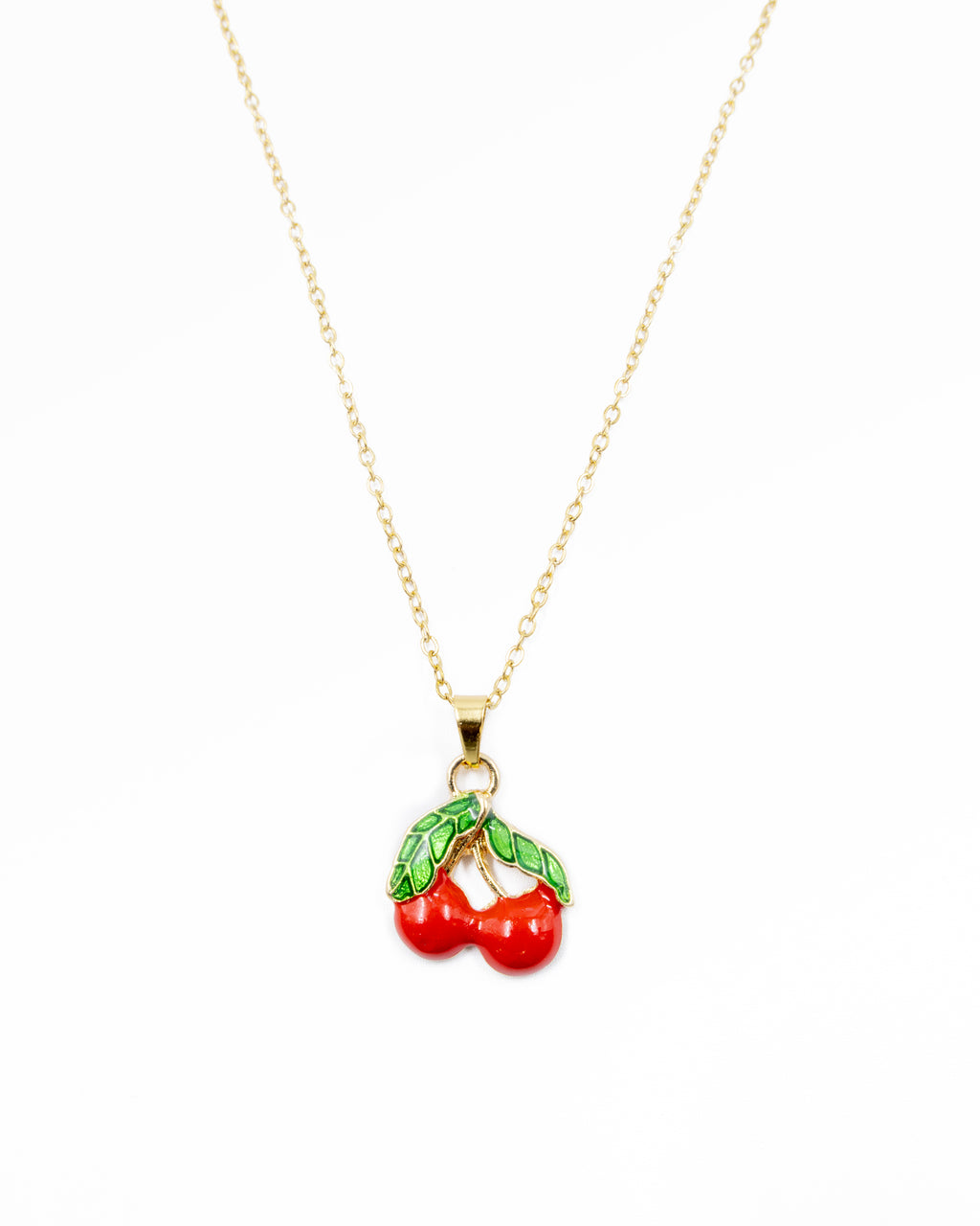 Collar de Cereza - M10 Oro Laminado