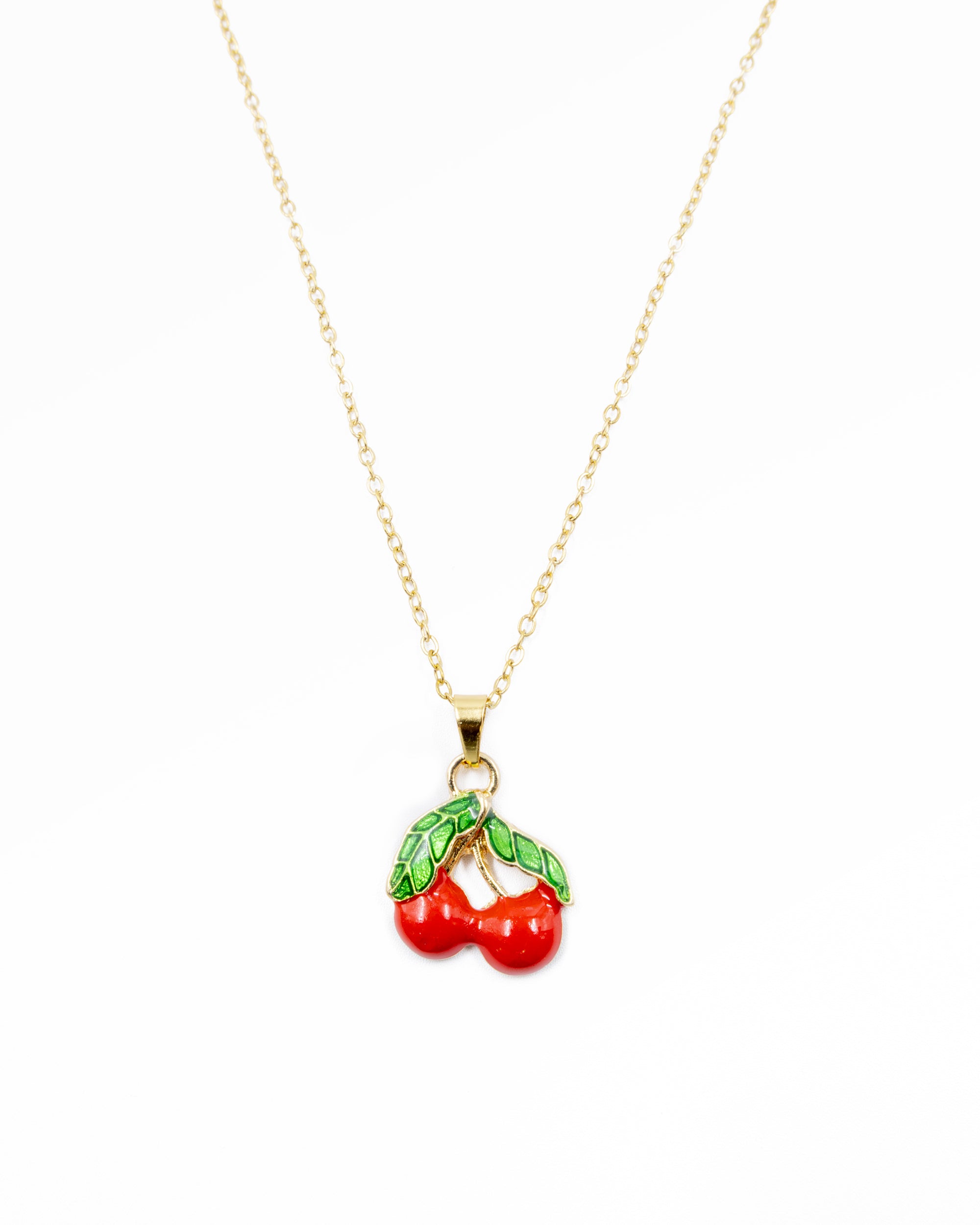 Collar de Cereza - M10 Oro Laminado