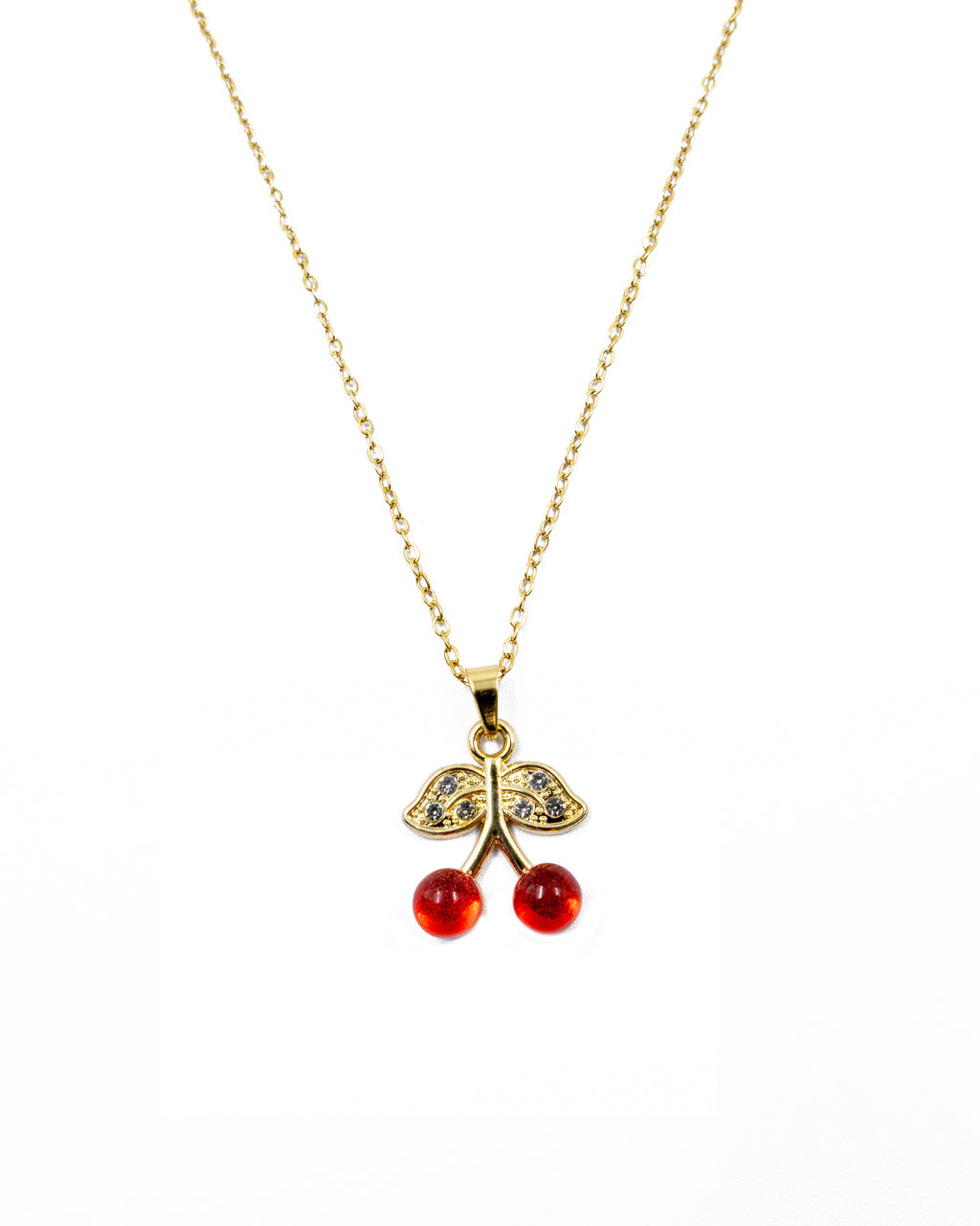 Collar de Cereza - M9 Oro Laminado