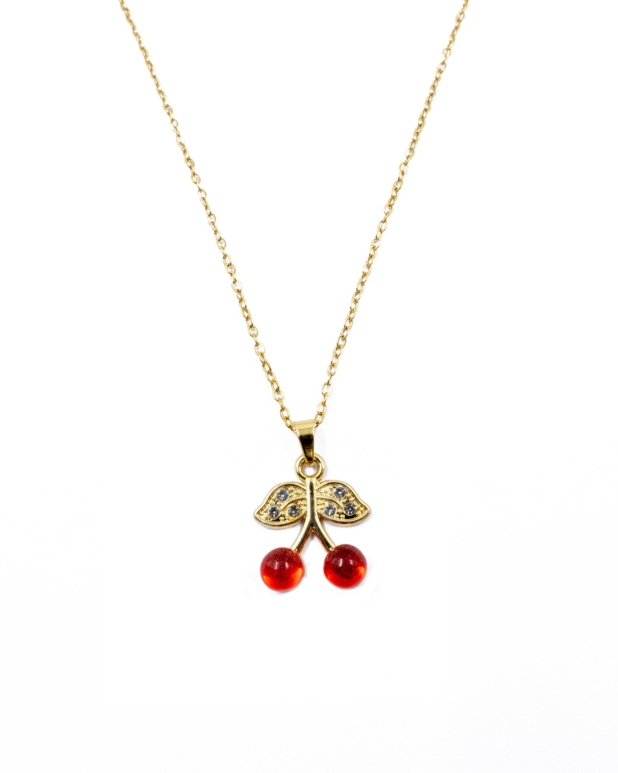Collar de Cereza - M9 Oro Laminado