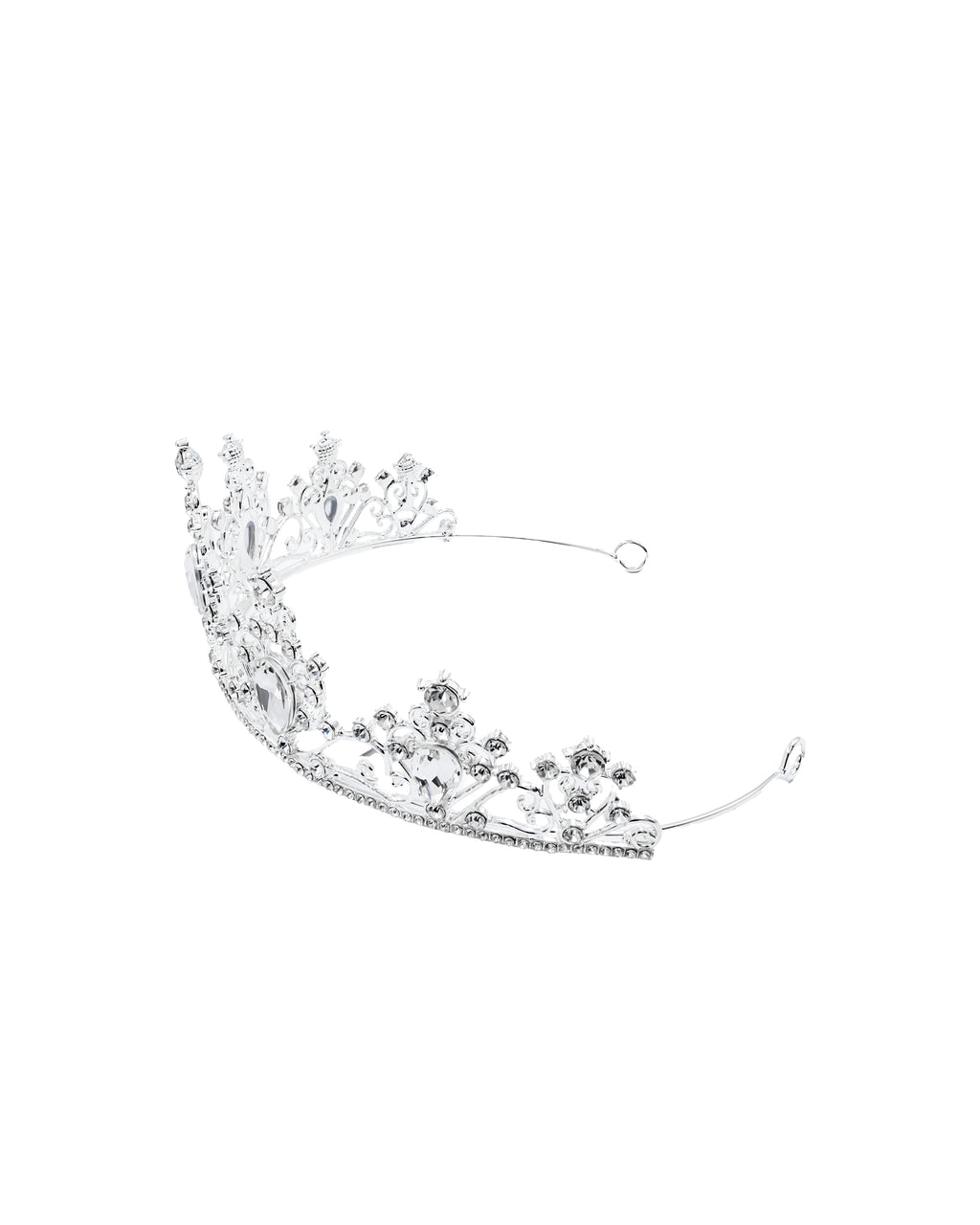Corona Plateada de Diadema con piedras  - M54 Oro Laminad