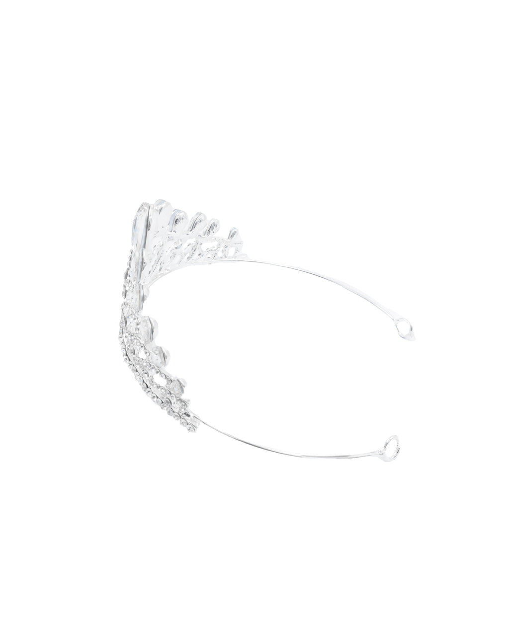 Corona Plateada de Diadema con piedras  - M46 Oro Laminado