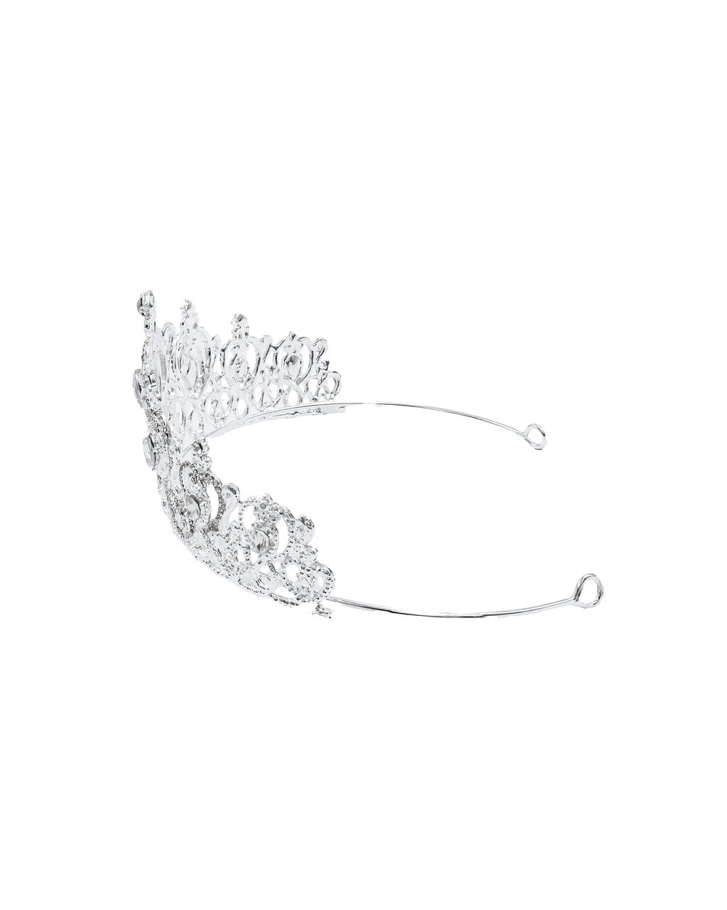 Corona Plateada de Diadema con piedras  - M52 Oro Laminad