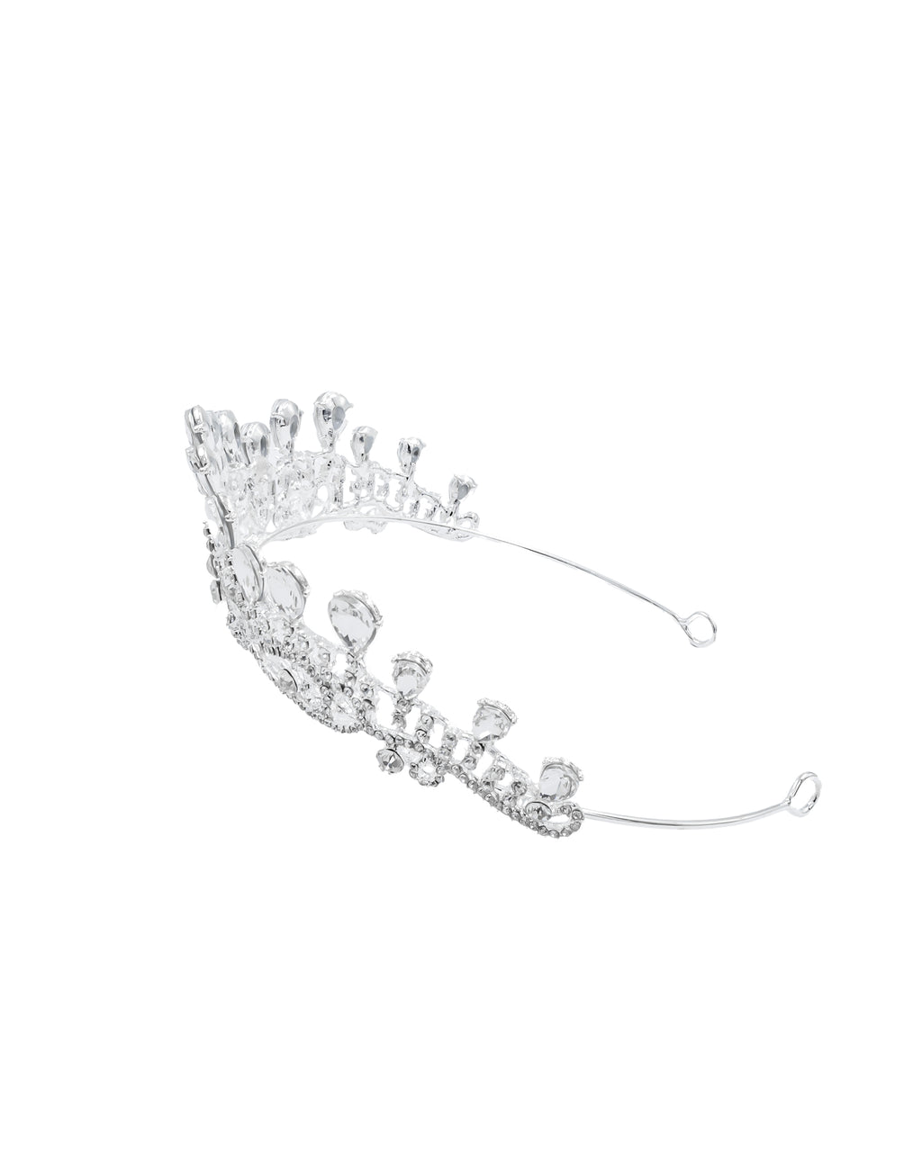 Corona Plateada de Diadema con piedras  - M51 Oro Laminad