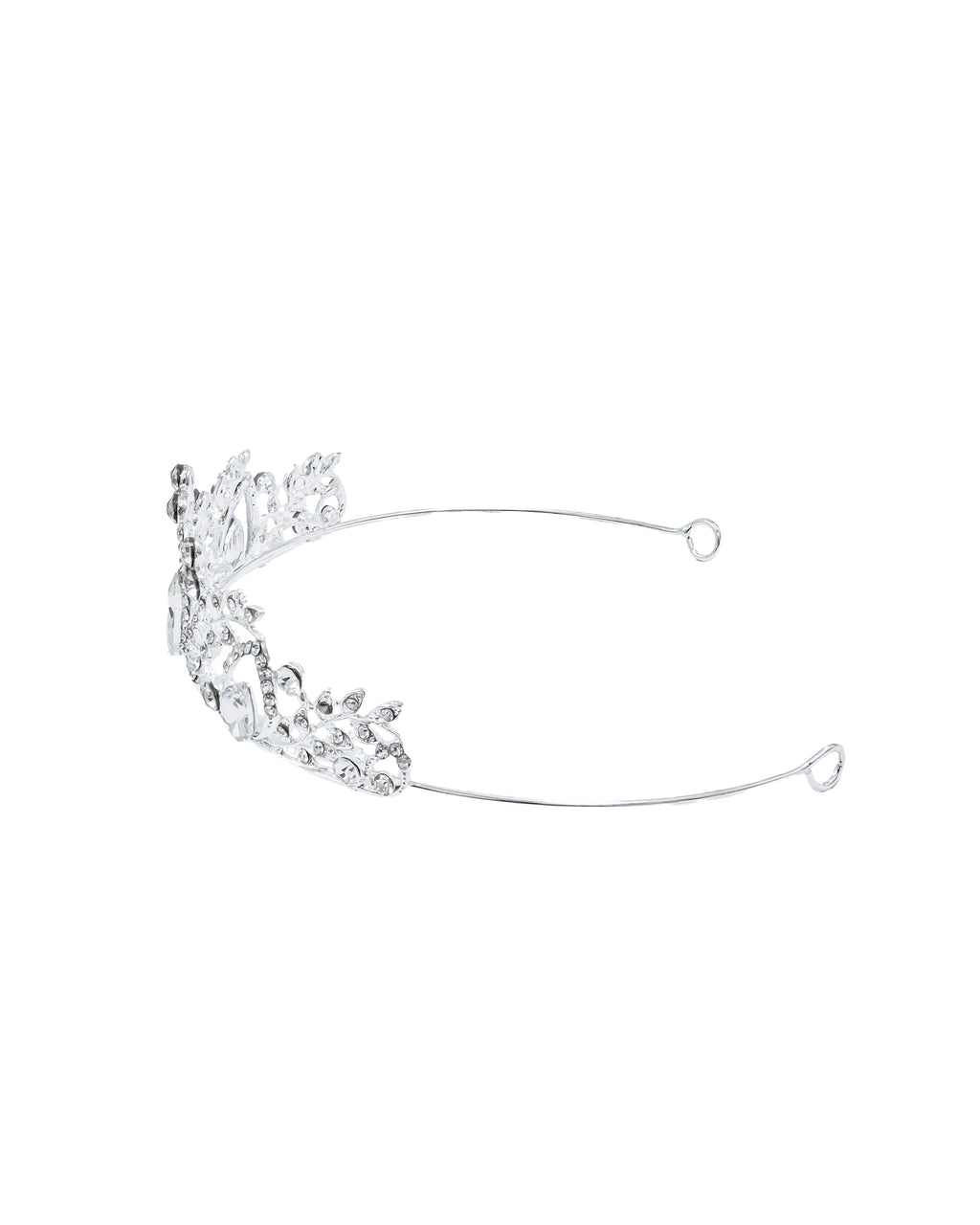 Corona Plateada de Diadema con piedras  - M29 Oro Laminado