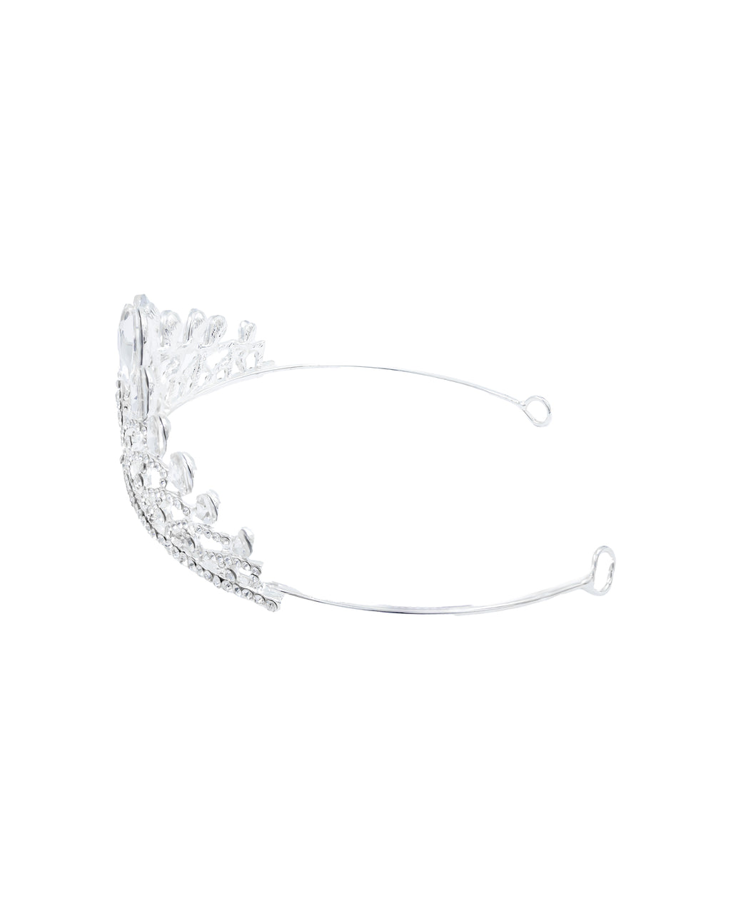 Corona Plateada de Diadema con piedras  - M13 Oro Laminado