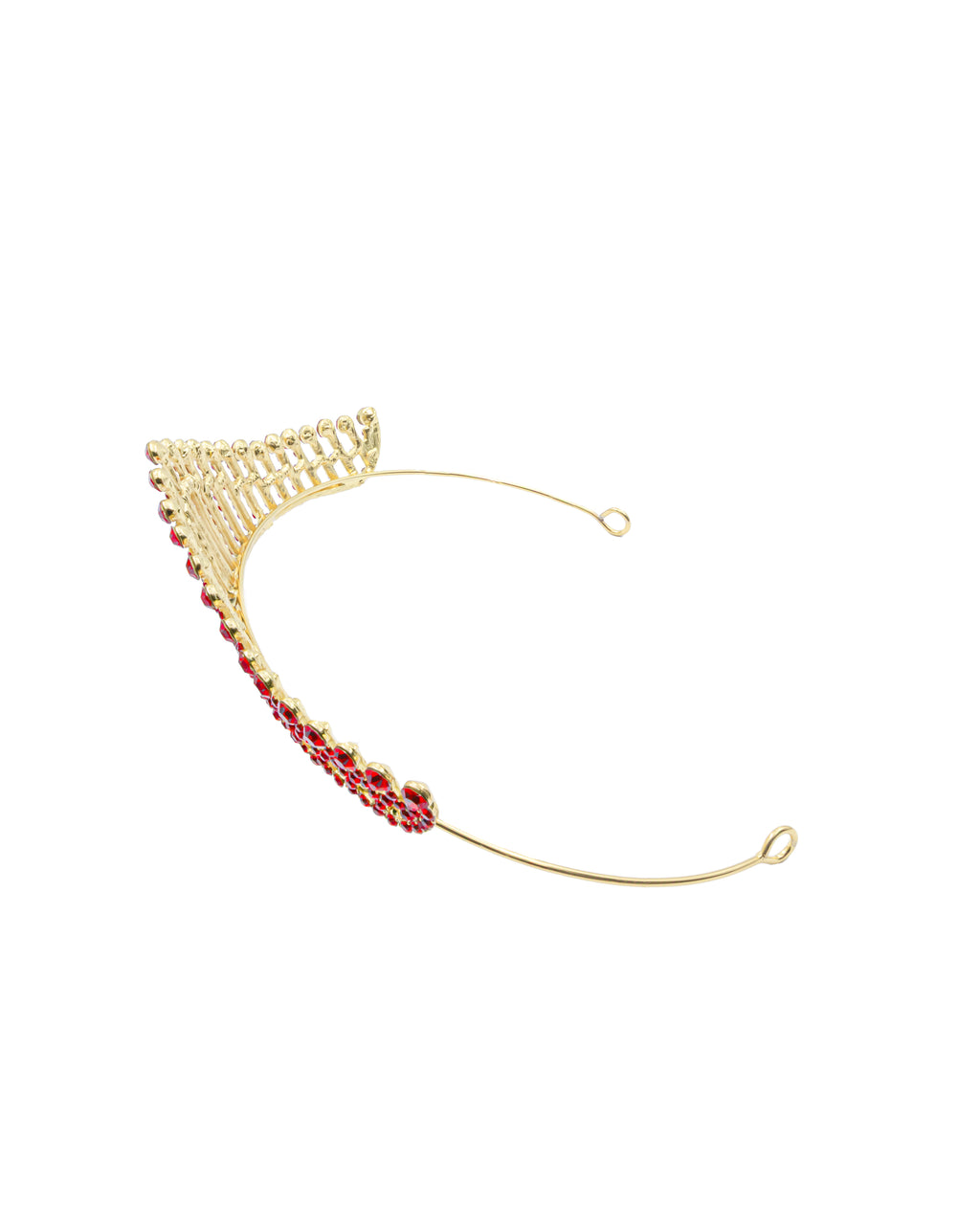 Corona Dorada de Diadema con piedras  - M240 Oro Laminado